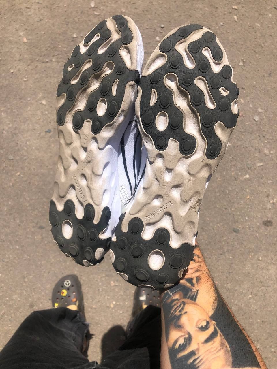 Vintage VERY RARE NIKE REACT ELEMENT 55 REVERSE SCHEMATIC DESIGNER Size US 10.5 / EU 43-44 - 14 Thumbnail