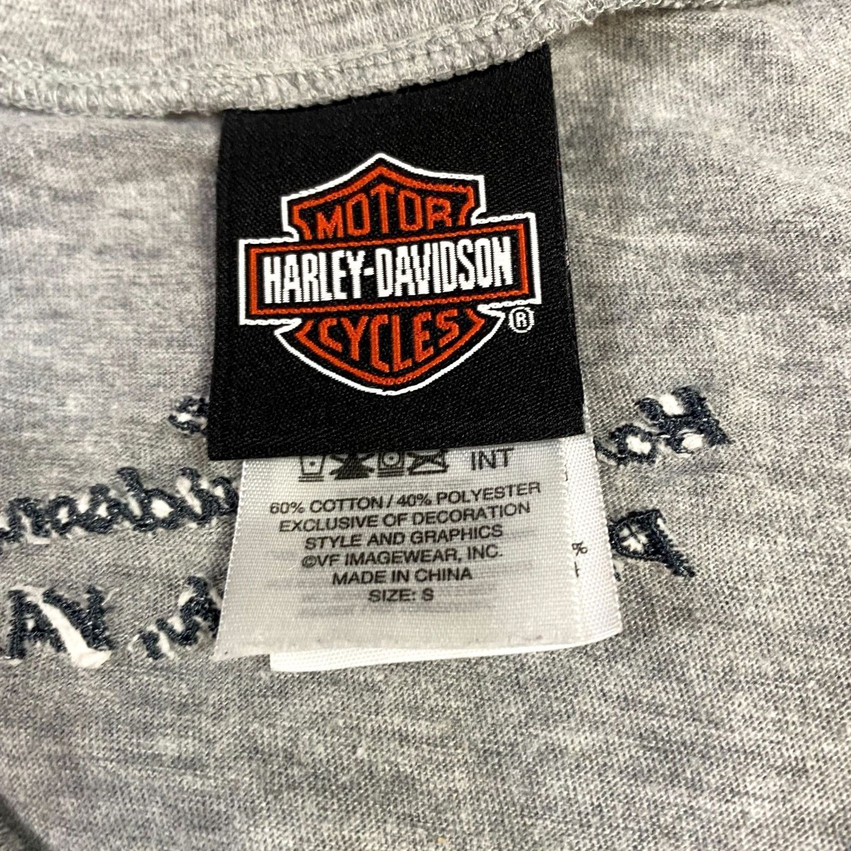 Harley Davidson Harley-Davidson T-Shirt Women S Gray Embroidered Double-Sided Portsmouth VA Vintage: No Size S / US 4 / IT 40 - 3 Thumbnail
