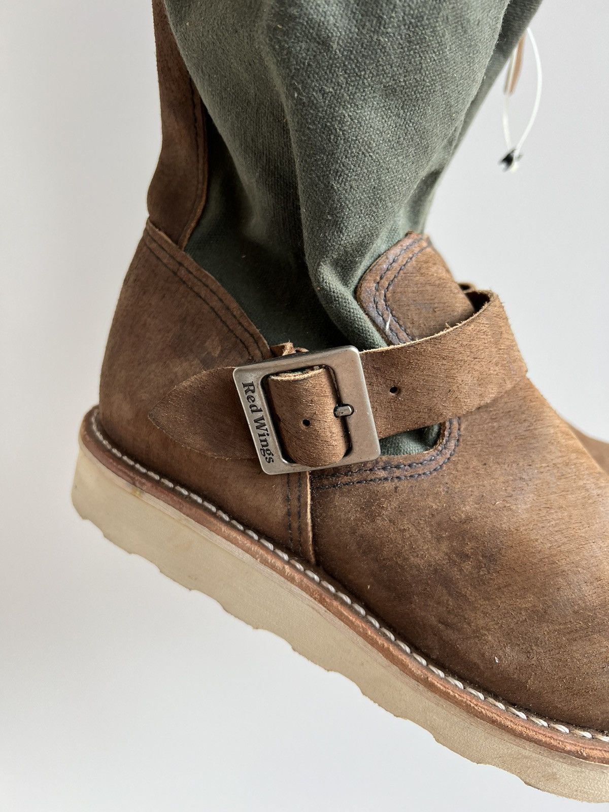 Red Wing × Vintage Vintage Red Wing 2980 Suede Brown Boots Shoes Size US 5 / EU 37 - 2 Thumbnail