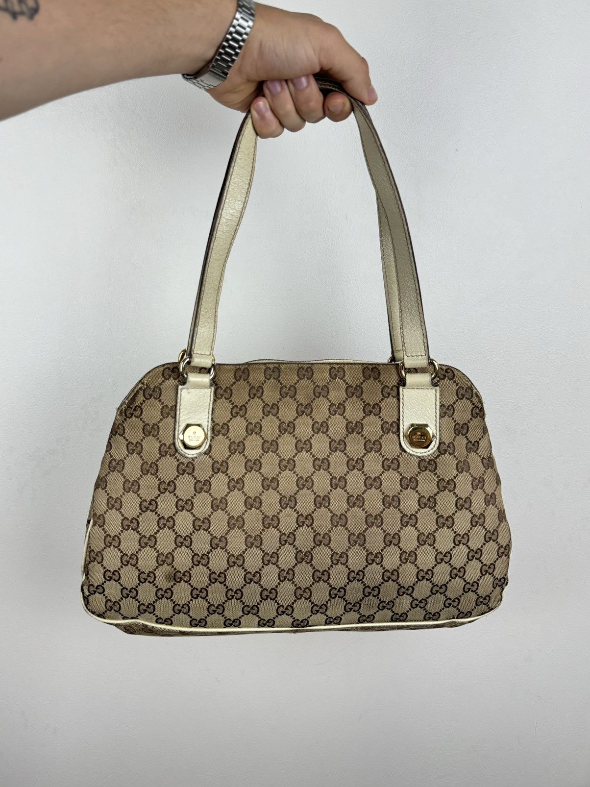 Gucci Handle bag Gucci GG monogram original casual luxury item Size ONE SIZE - 2 Thumbnail