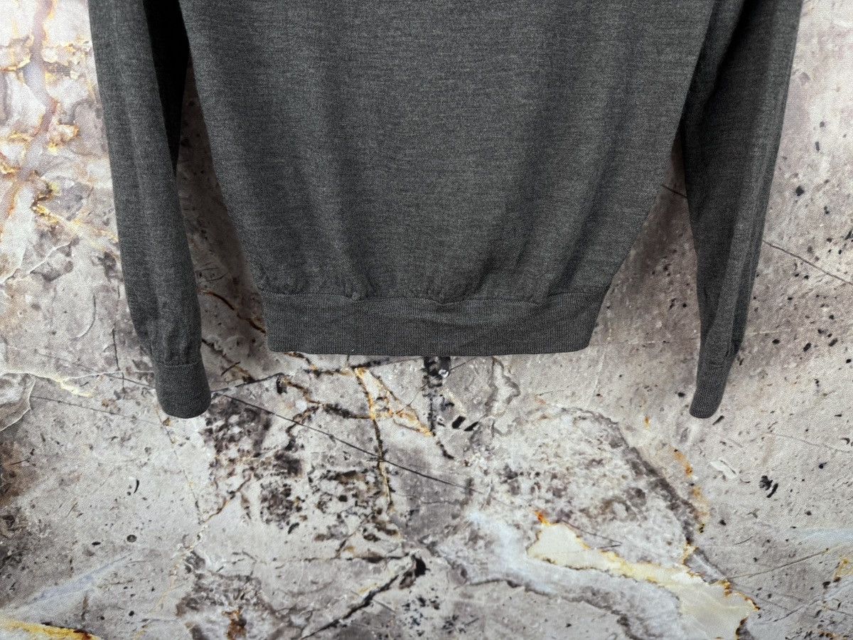 Reiss Nigel Hall Men’s Long Sleeve Polo Sweater Dark Gray Size M Size US M / EU 48-50 / 2 - 12 Thumbnail