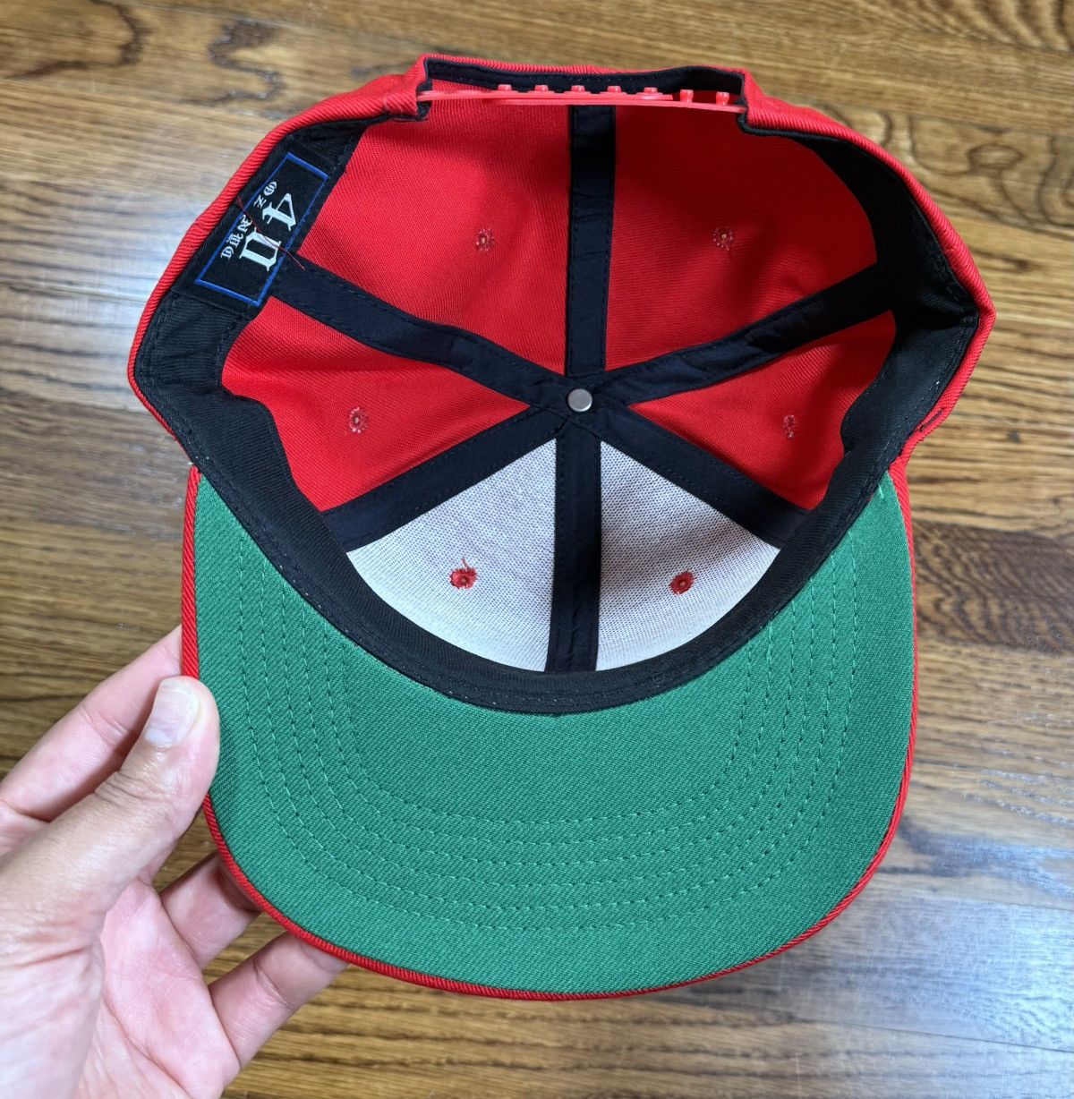 40oz NYC 40 Oz NYC SnapBack blank Hat Cap Red Unisex One Size NWT Size ONE SIZE - 3 Thumbnail
