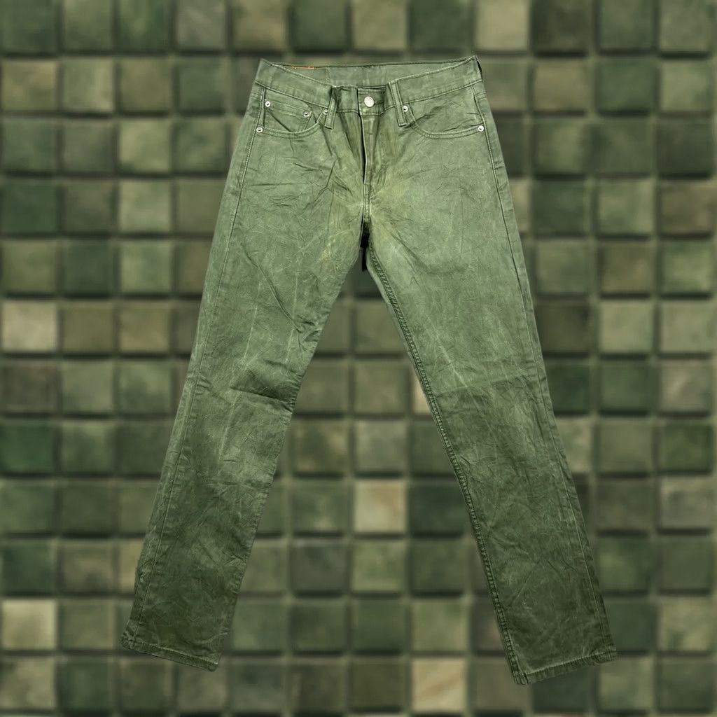 Levi's Levi's 511 Jeans Green Slim Straight Regular Men 30x32 Denim Cotton Blend Button Zip 5-Pocket Unit Vintage No Size US 30 / EU 46 - 1 Thumbnail