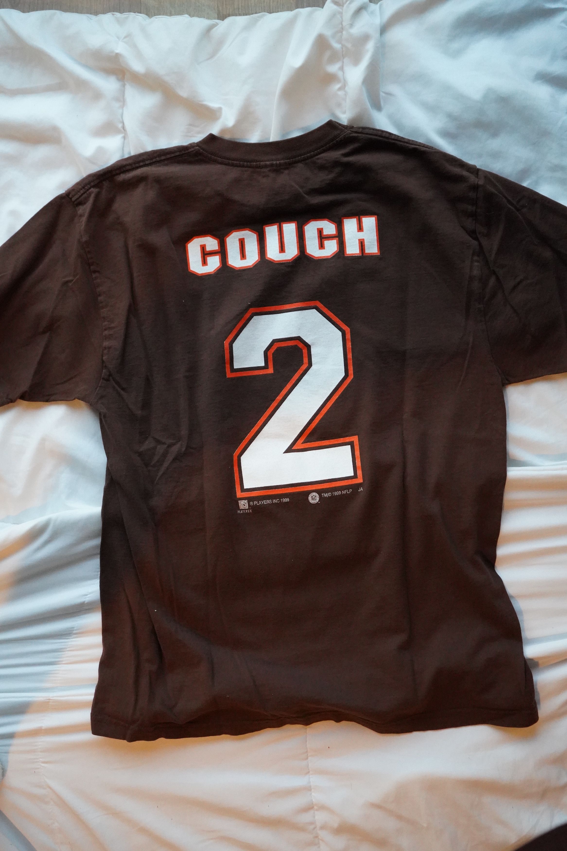 Vintage Vintage Tim Couch Browns Graphic Tee Size XL Size US XL / EU 56 / 4 - 5 Thumbnail