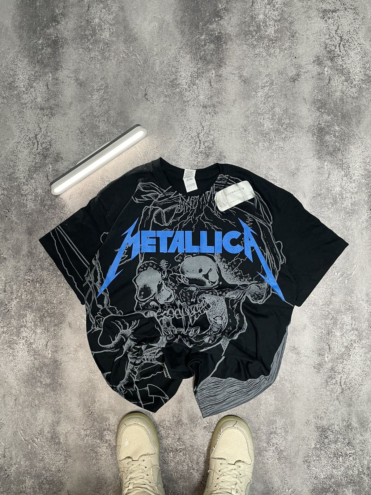 Band Tees Vintage 00s Metallica All Over Print T-shirt Streetwear Size US M / EU 48-50 / 2 - 1 Thumbnail