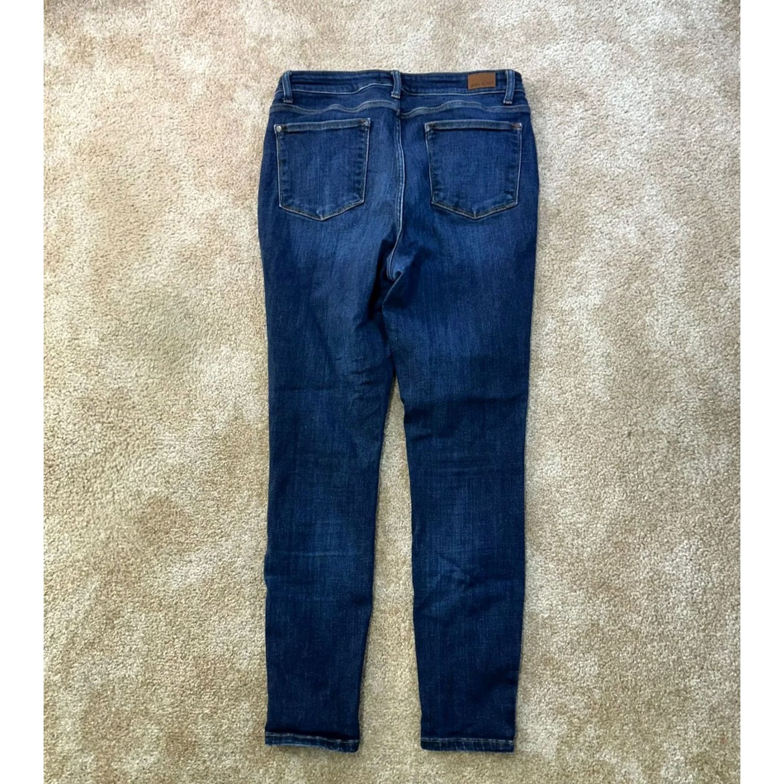 Vintage Judy Blue Jeans Women's 13/31 Skinny High Rise Denim 5-Pocket Stretch Blue Denim Casual Pants (Juniors) Mens Womens Size 34" / US 12 / IT 48 - 6 Thumbnail