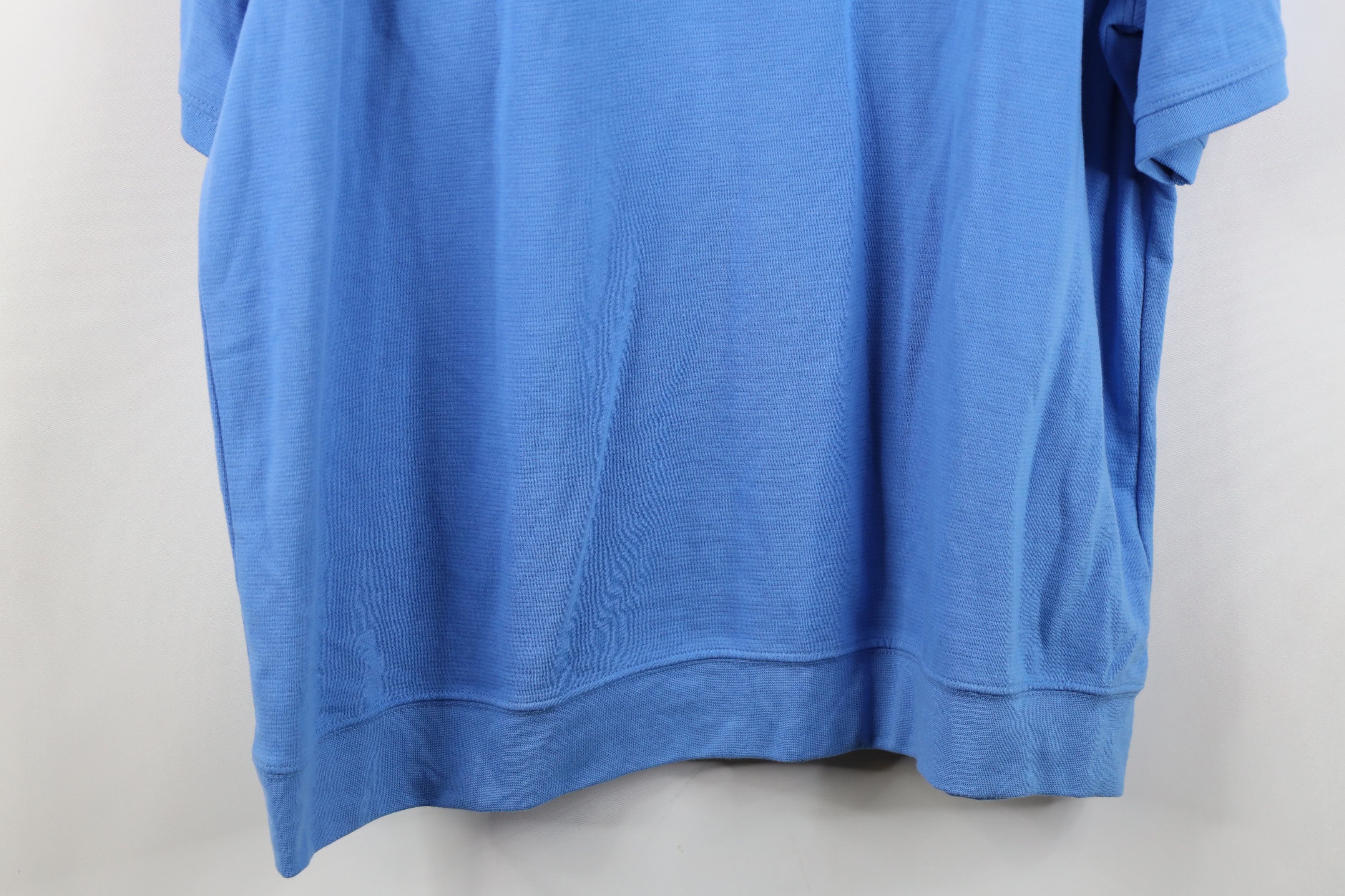 Vintage Vintage 90s Streetwear Collared Pullover Polo Shirt Blue Size US XL / EU 56 / 4 - 13 Thumbnail