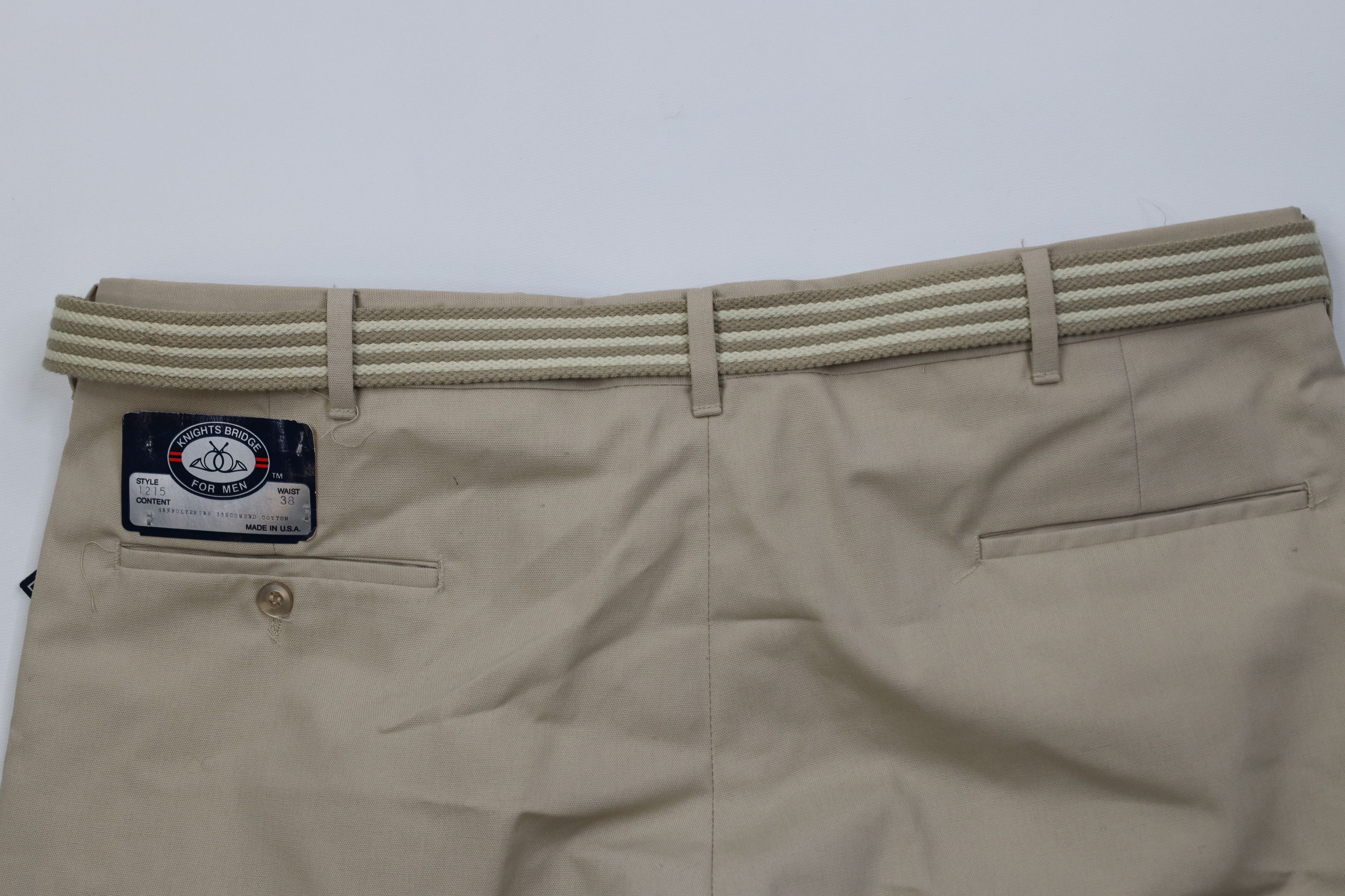 Vintage Deadstock Vintage 70s Streetwear Above Knee Chino Shorts USA Size US 38 / EU 54 - 10 Thumbnail
