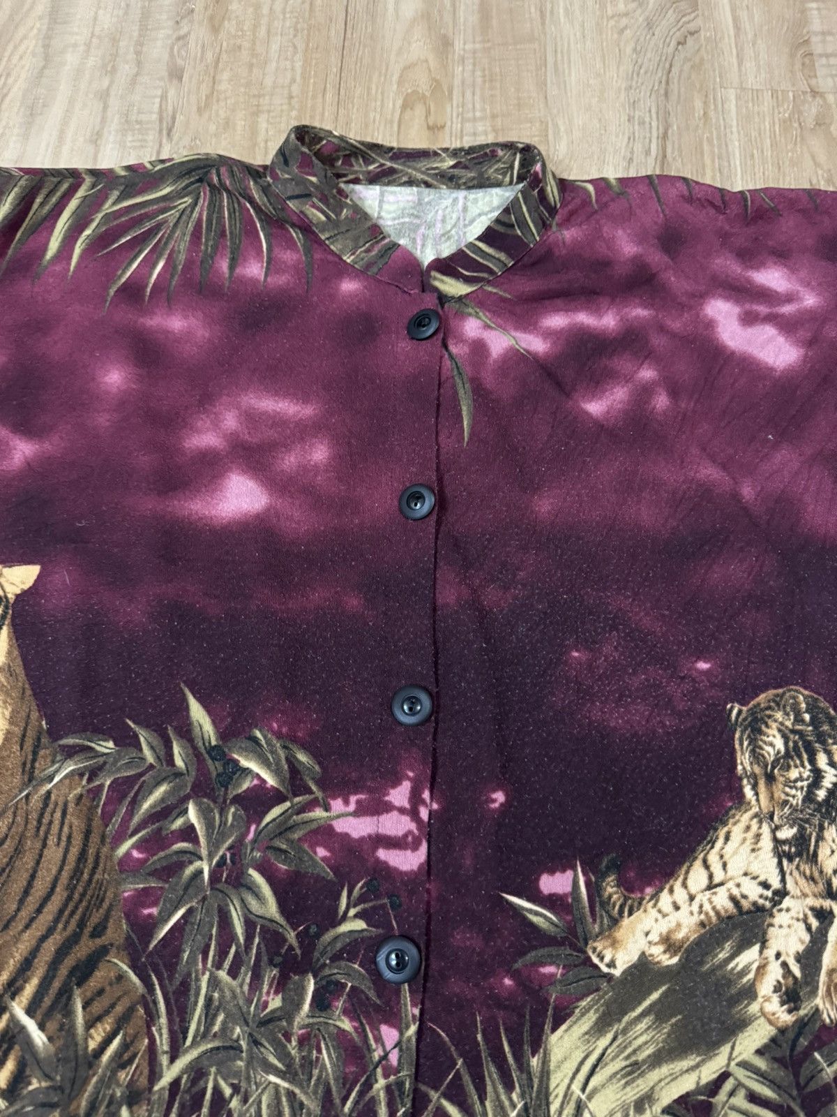 Vintage VINTAGE JAPANESE FULL PRINT OVERSIZE SHIRT Size ONE SIZE - 2 Thumbnail