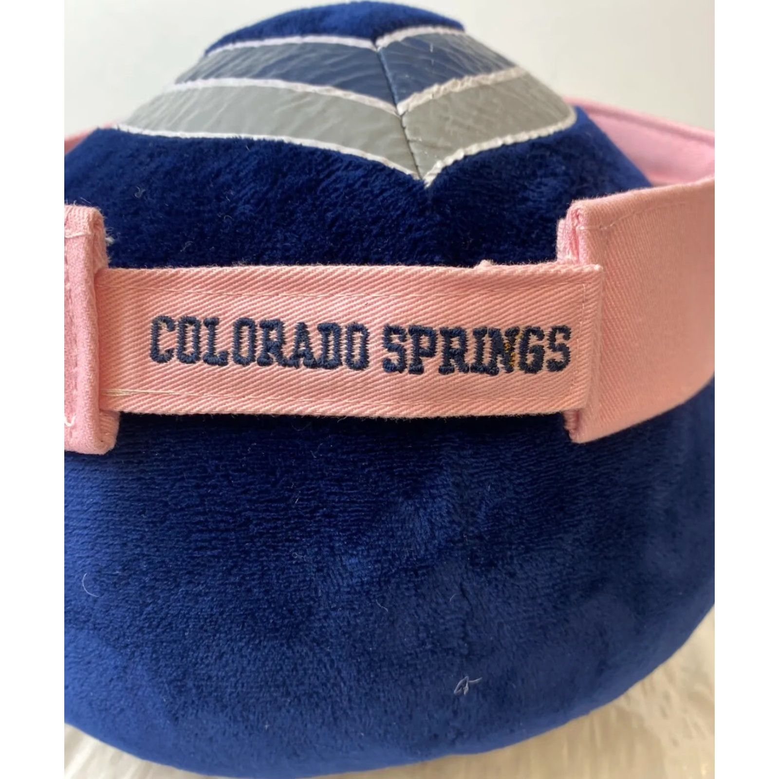 Vintage GEAR FOR SPORTS Sun Visor Hat Golf Tennis Beach Baseball Cap Adjustable Summer Women Pink Canvas Cotton Visor Casual Summer Women Size ONE SIZE - 5 Thumbnail