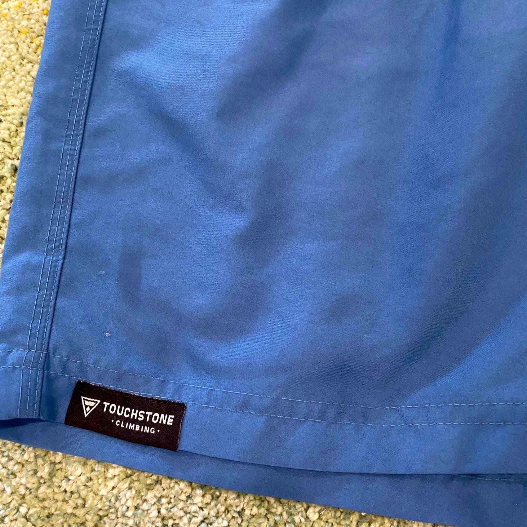 Prana prAna Breathe Mojo Elastic Pull On 10" Climbing Athletic Shorts Men's S Blue Size US 29 - 3 Thumbnail