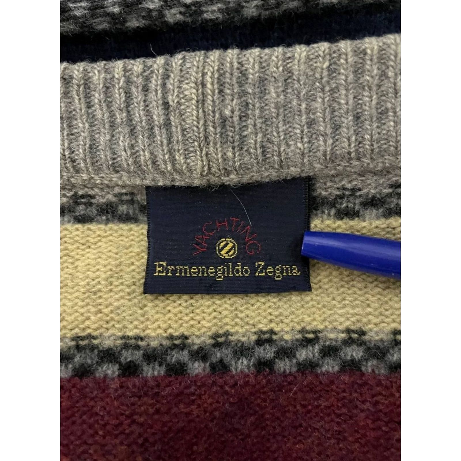 Ermenegildo Zegna Ermenegildo Zegna Mens Cardigan Sweater Multicolor Lambswool Long Sleeve Size US M / EU 48-50 / 2 - 3 Thumbnail