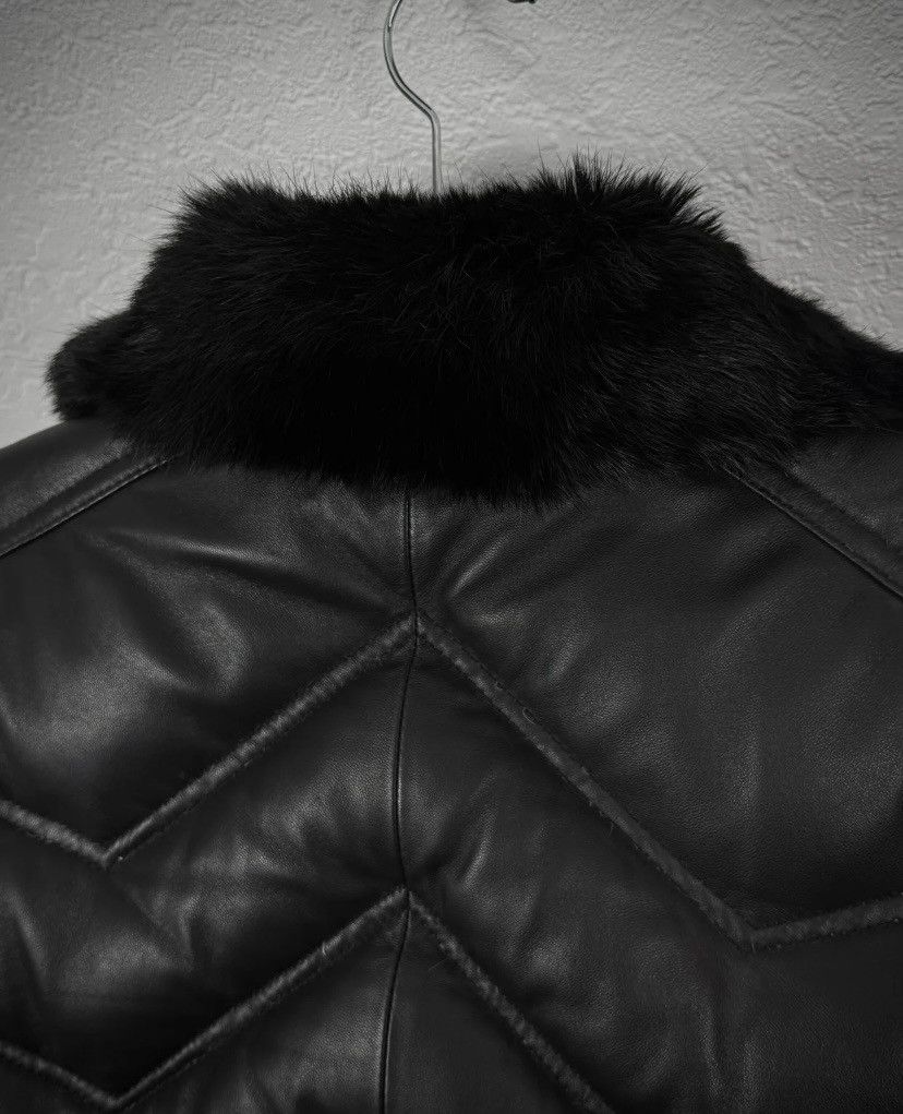 JACKROSE Jack Rose Chunky Fur Leather Puffer Jacket Size US L / EU 52-54 / 3 - 6 Thumbnail