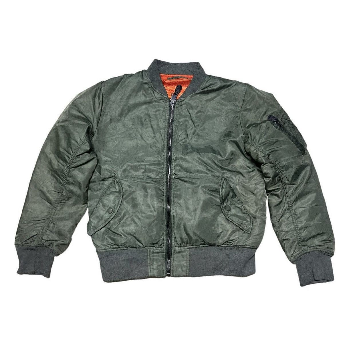 Avirex Vintage Avirex USA Big Logo Bomber Jacket Size US S / EU 44-46 / 1 - 2 Thumbnail