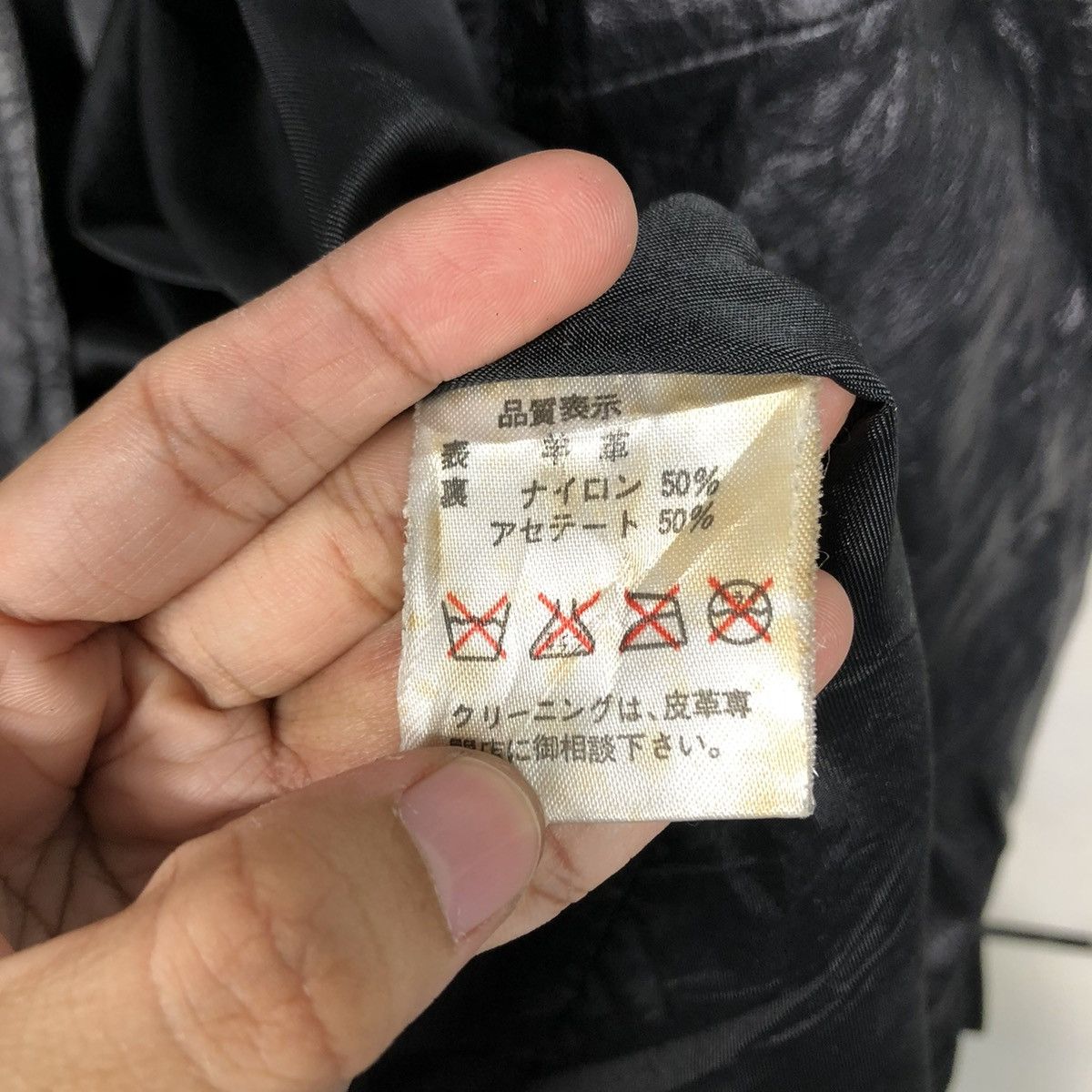 Japanese Brand 🔥VINTAGE BIKER LEATHER JACKET UNKNOWN BRAND ISSEY MIYAKE Size US M / EU 48-50 / 2 - 20 Thumbnail
