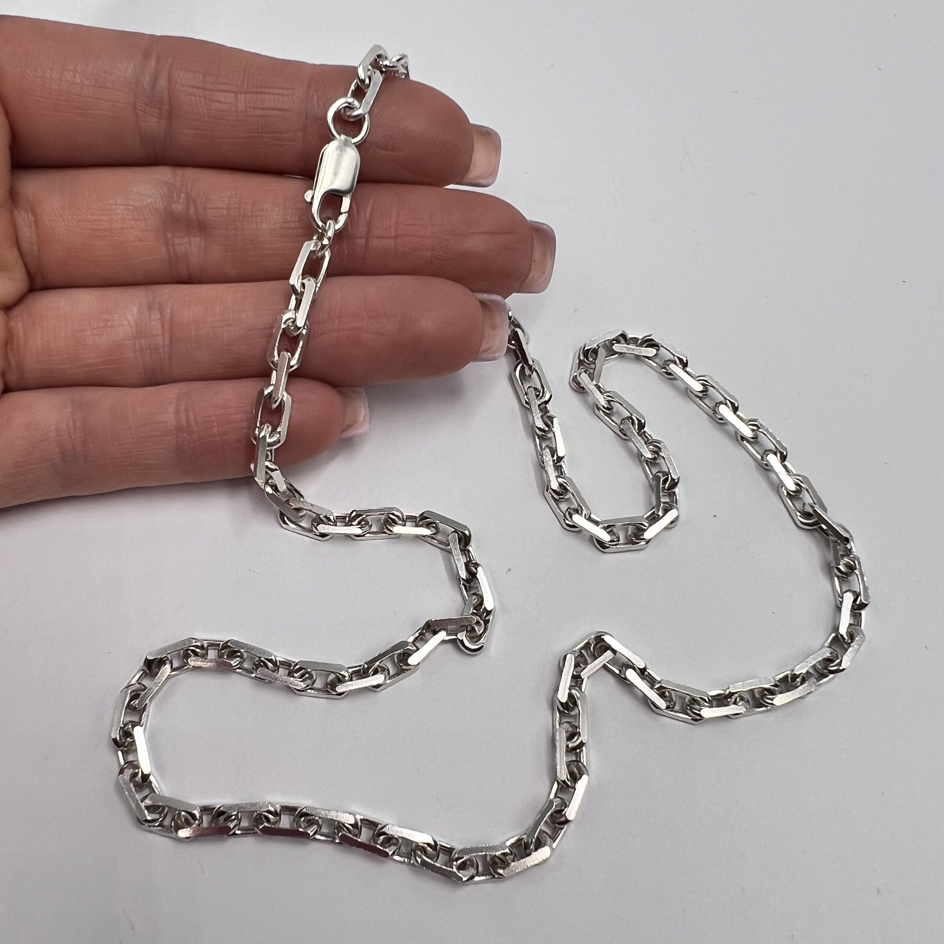 Sterling Silver Massive Vintage Sterling Silver 925 Unisex Chain 26.8g Size ONE SIZE - 4 Thumbnail