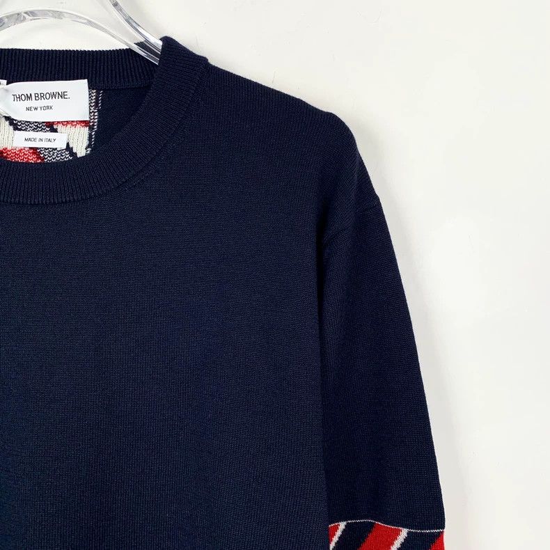Thom Browne Thom Browne size2 Wool knitting sweater Size US M / EU 48-50 / 2 - 3 Thumbnail