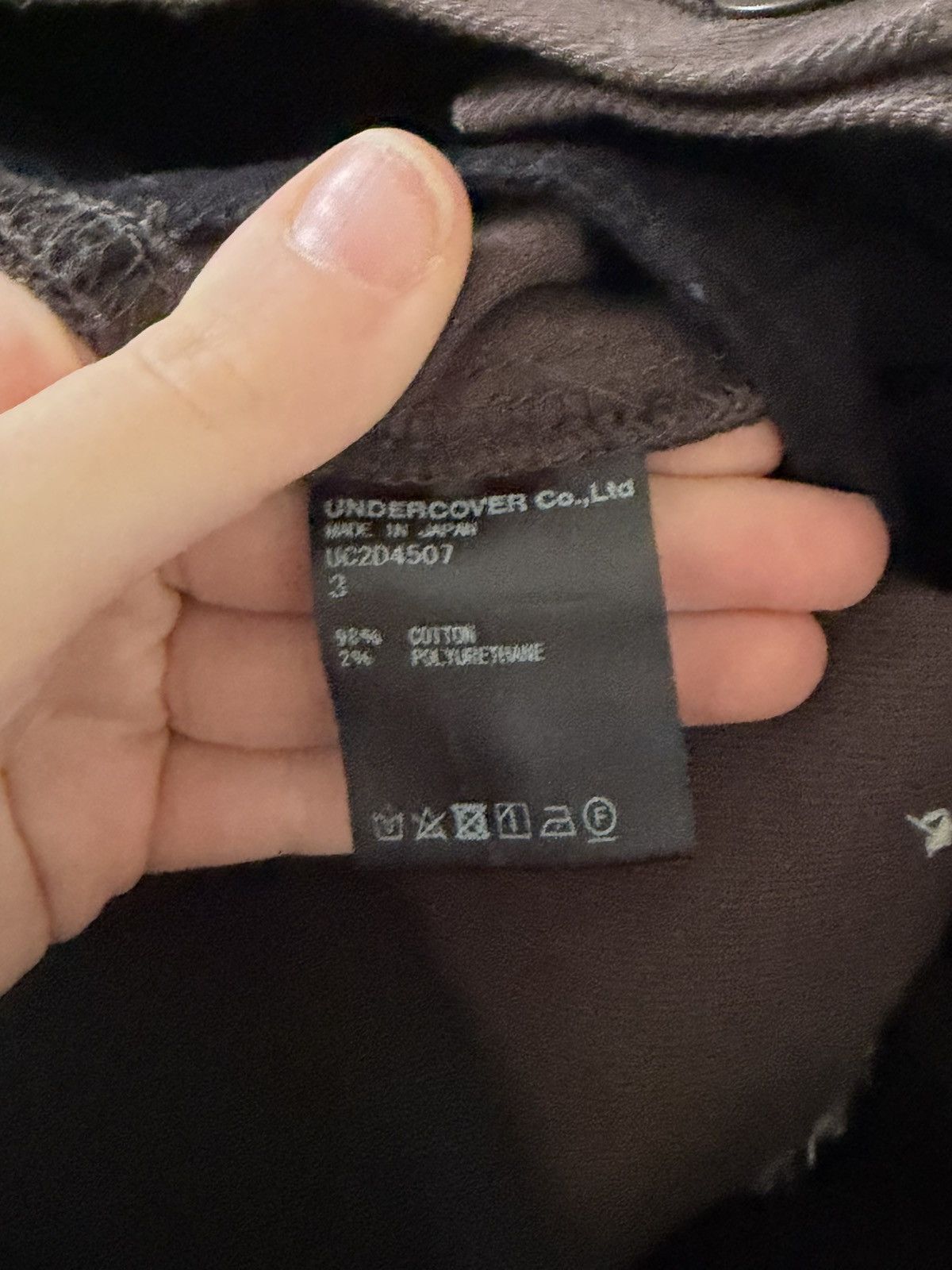 Undercover Undercoverism Embroidered Design Jeans Charcoal Brown Size US 32 / EU 48 - 9 Thumbnail