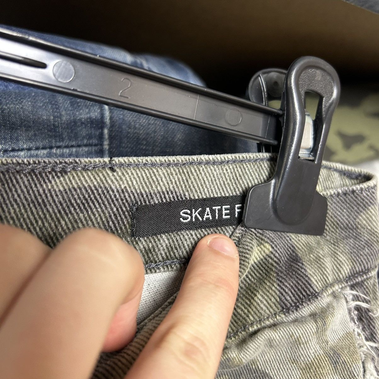 Jaded London Mens Jaded London Camouflage Skate Fit Streetwear jeans Size US 30 / EU 46 - 9 Thumbnail