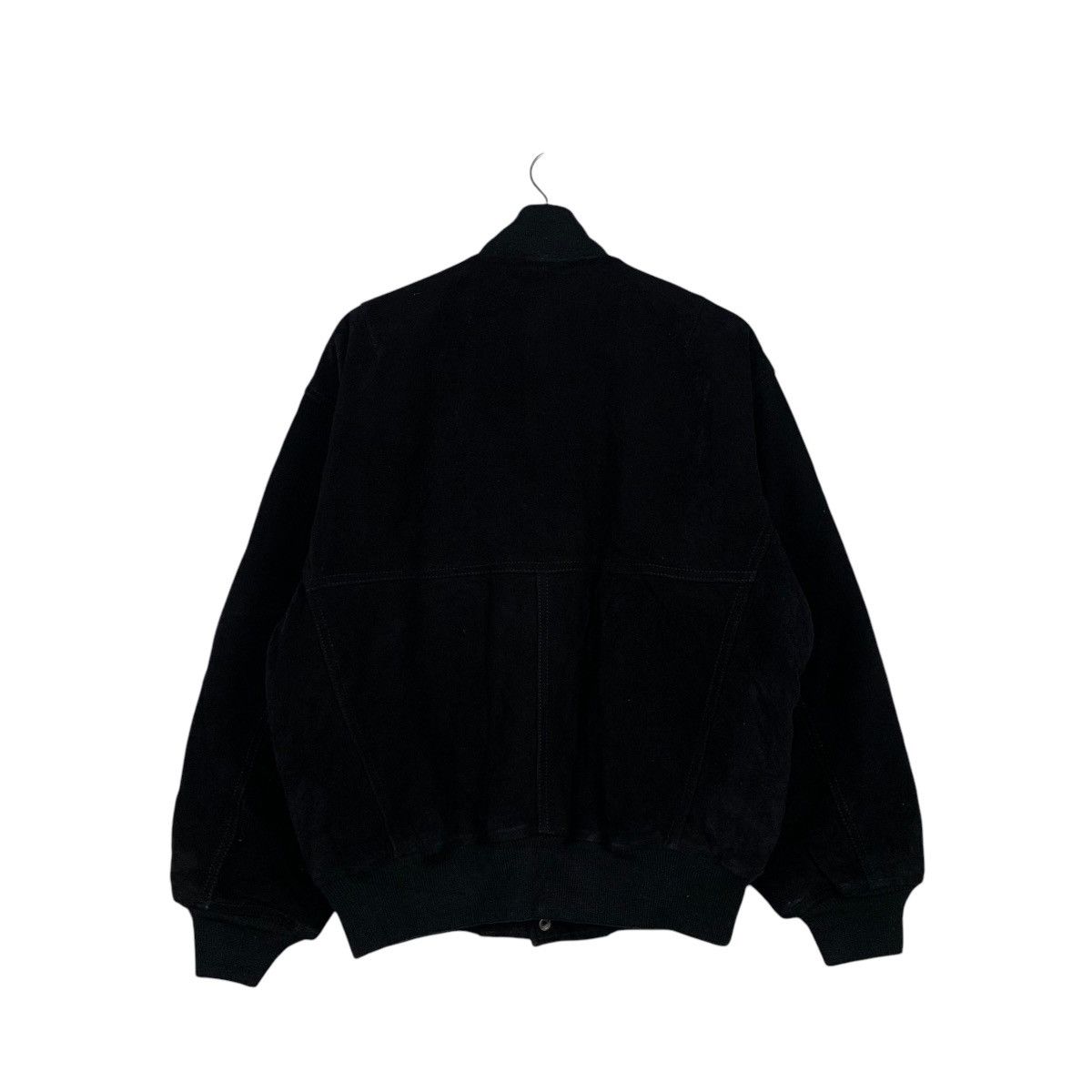 Japanese Brand FRAISBRANCHE Cowhide Black Suede Leather Jacket #1941-C84 Size US M / EU 48-50 / 2 - 7 Thumbnail