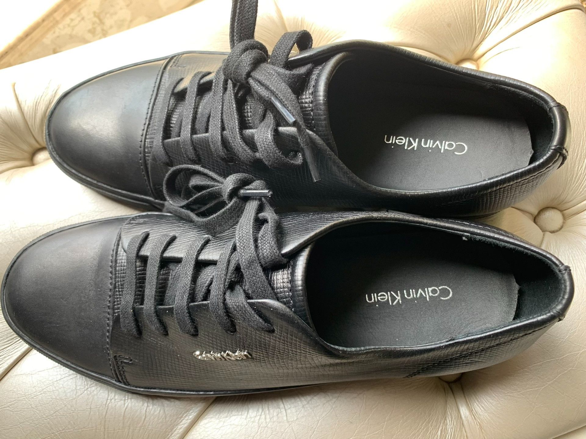 Japanese Brand Calvin Klein Men's Leather Business Casual Shoes Size US 8 / EU 41 - 1 Thumbnail