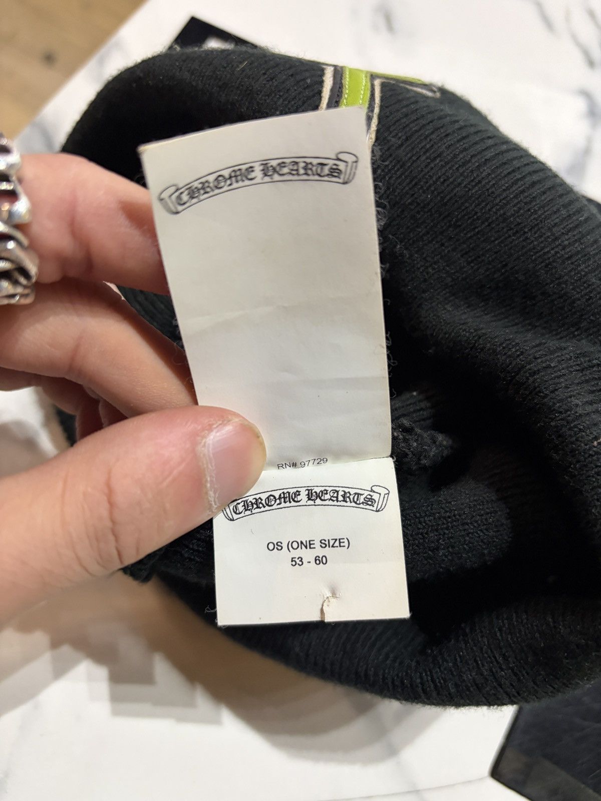 Chrome Hearts EXCLUSIVE CHROME HEARTS SEX RECORDS BEANIE Size ONE SIZE - 5 Thumbnail
