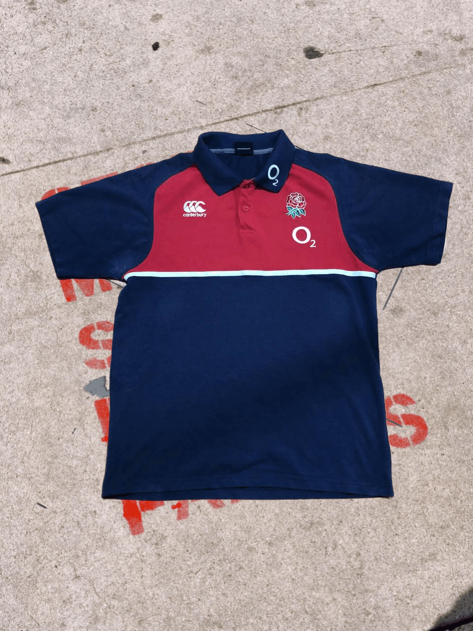 Canterbury of New Zealand Vintage England Canterbury Rugby Polo Shirt Size US L / EU 52-54 / 3 - 1 Thumbnail