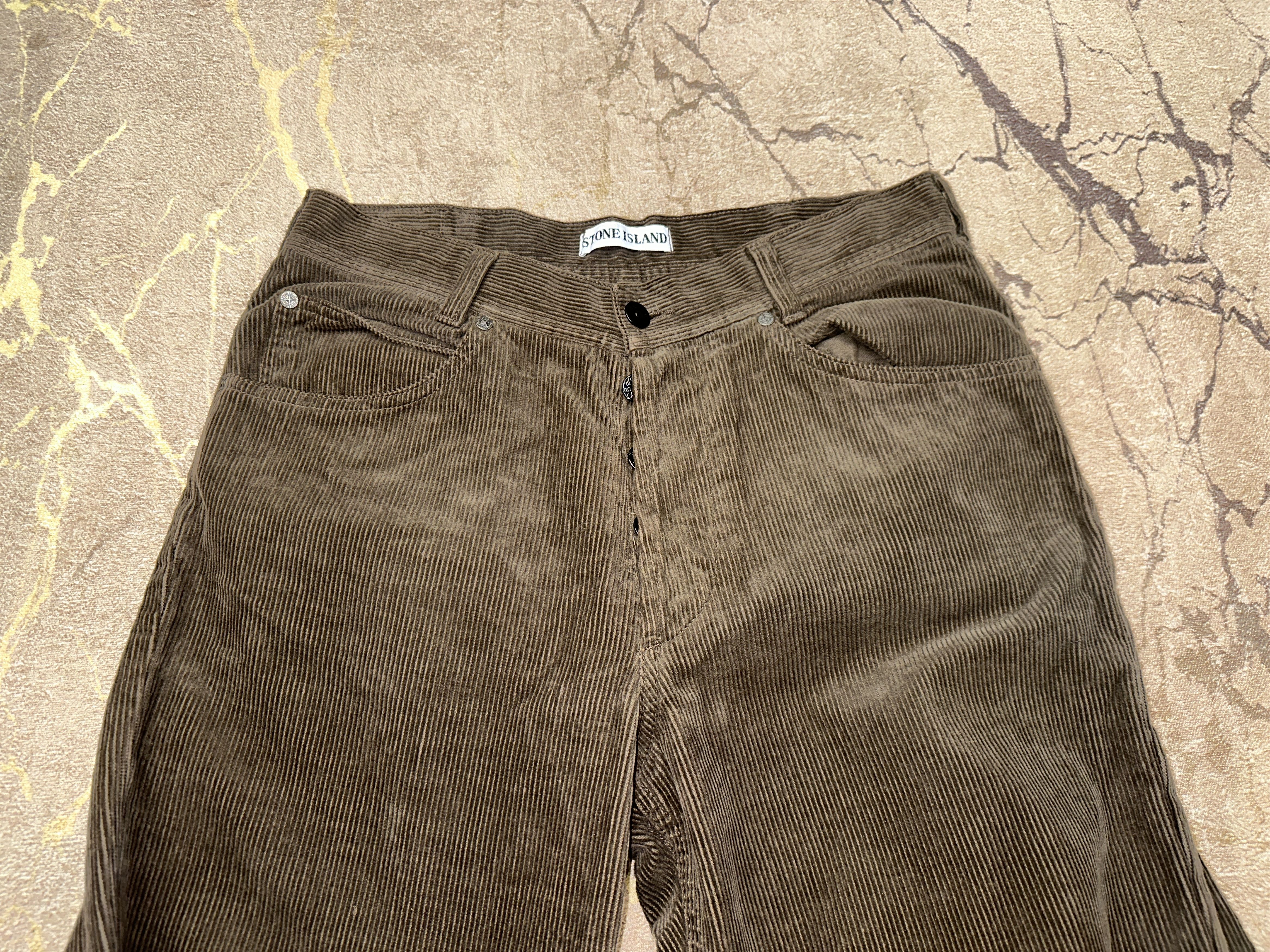 Stone Island Archive Stone Island Marina 1997 Corduroy Trousers Size 46 Size US 30 / EU 46 - 6 Thumbnail