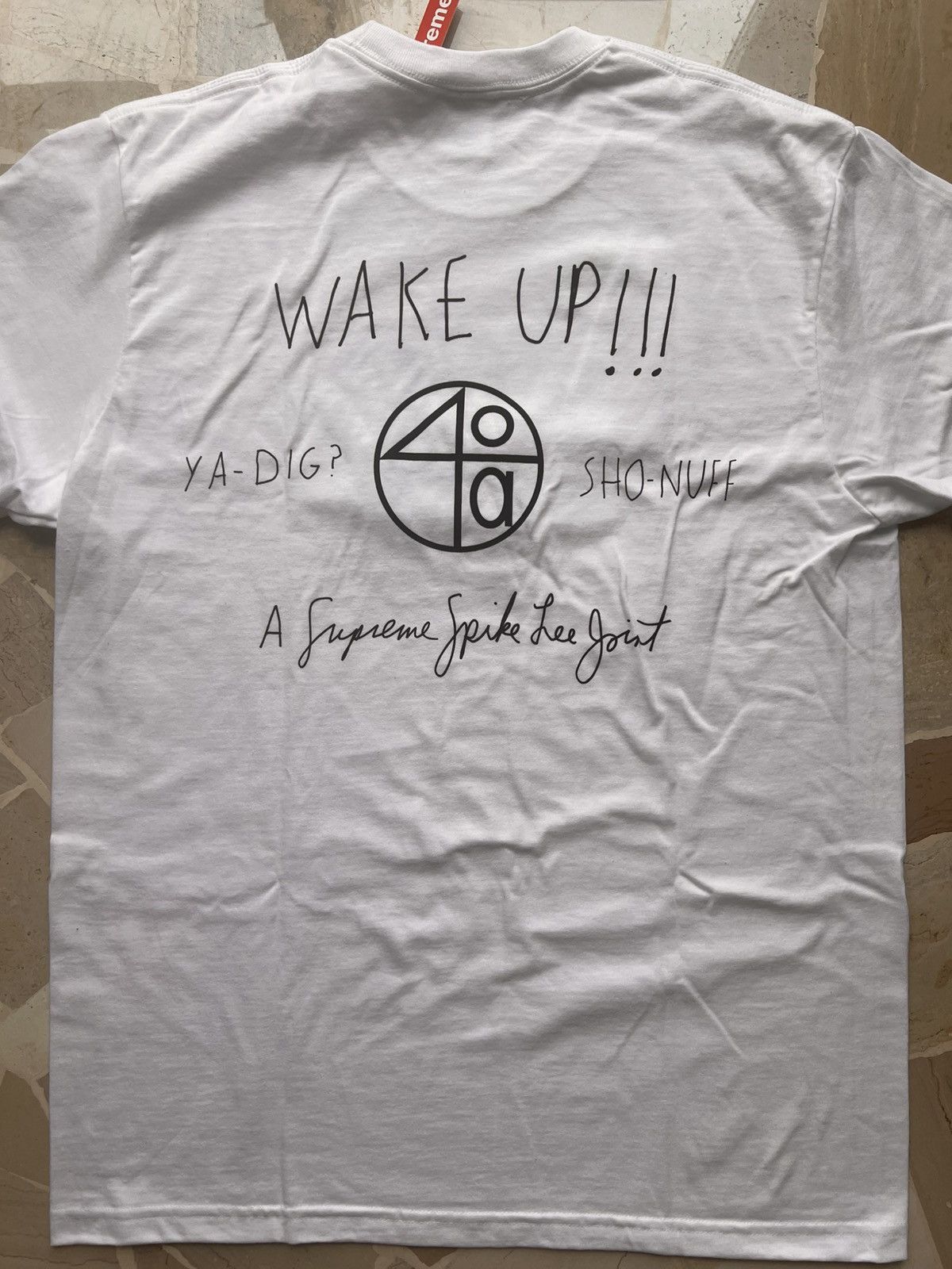 Supreme 40 acres Spike Lee photo tee Tshirt white box logo