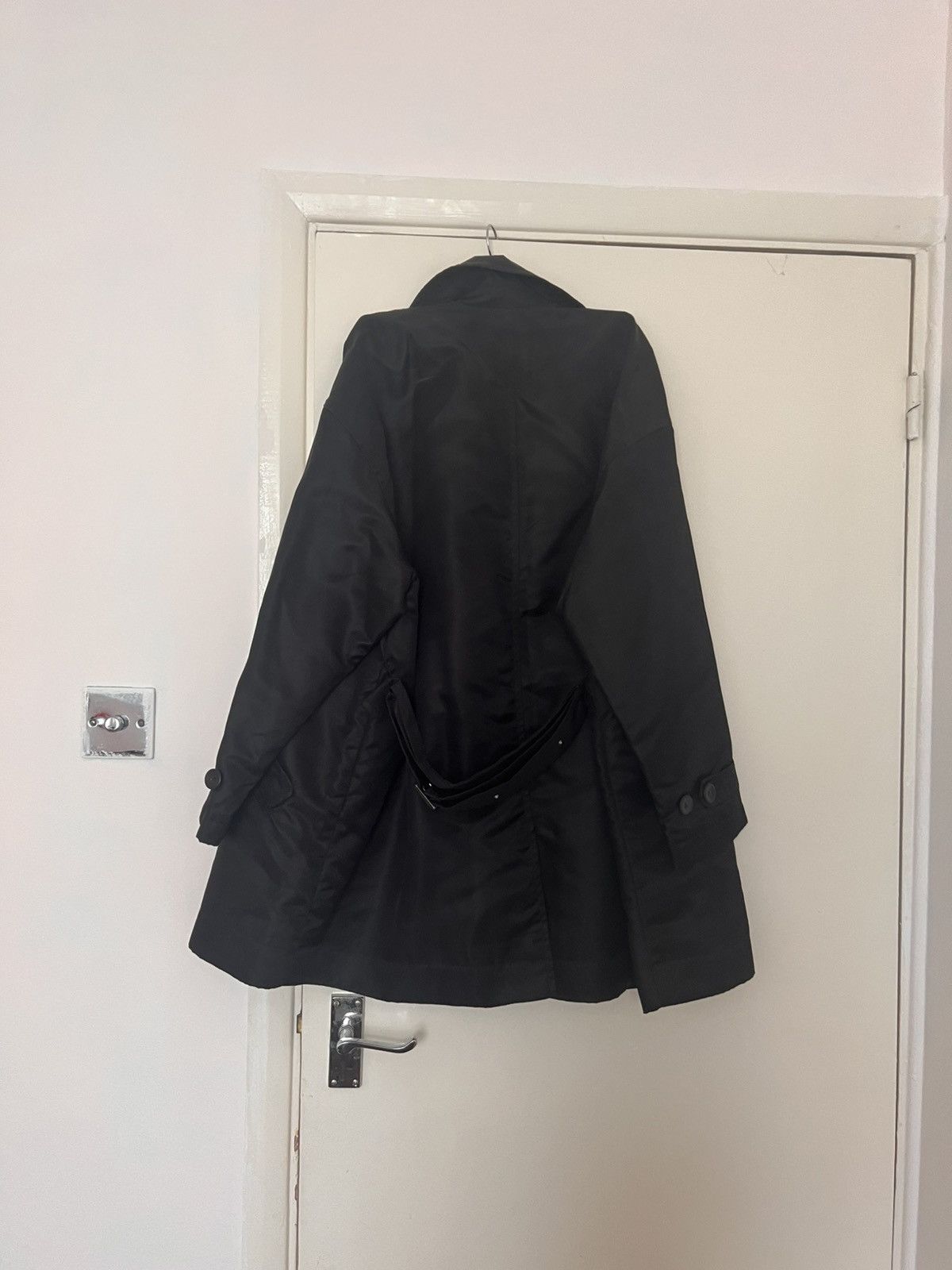 NEXT NEXT vintage Black Trench Coat Size S / US 4 / IT 40 - 4 Thumbnail