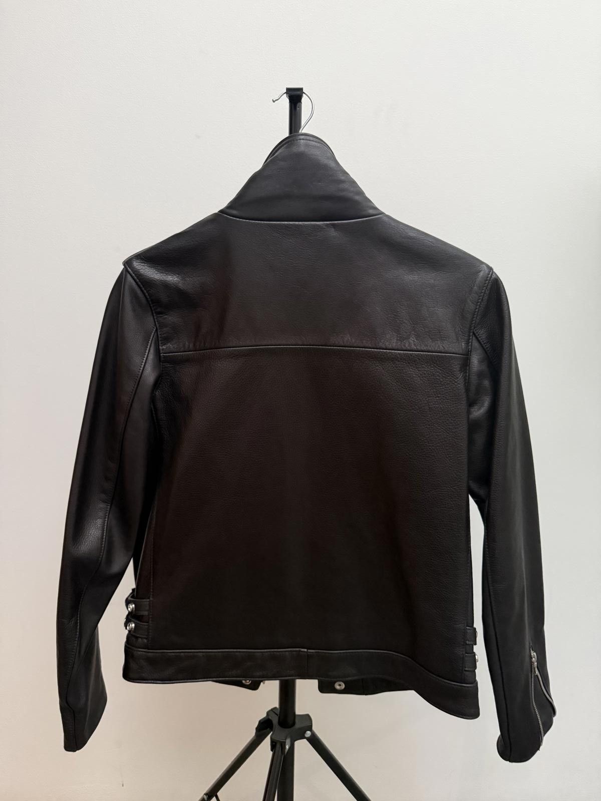 John Elliott John Elliott Black Leather Biker Jacket Size US S / EU 44-46 / 1 - 2 Thumbnail