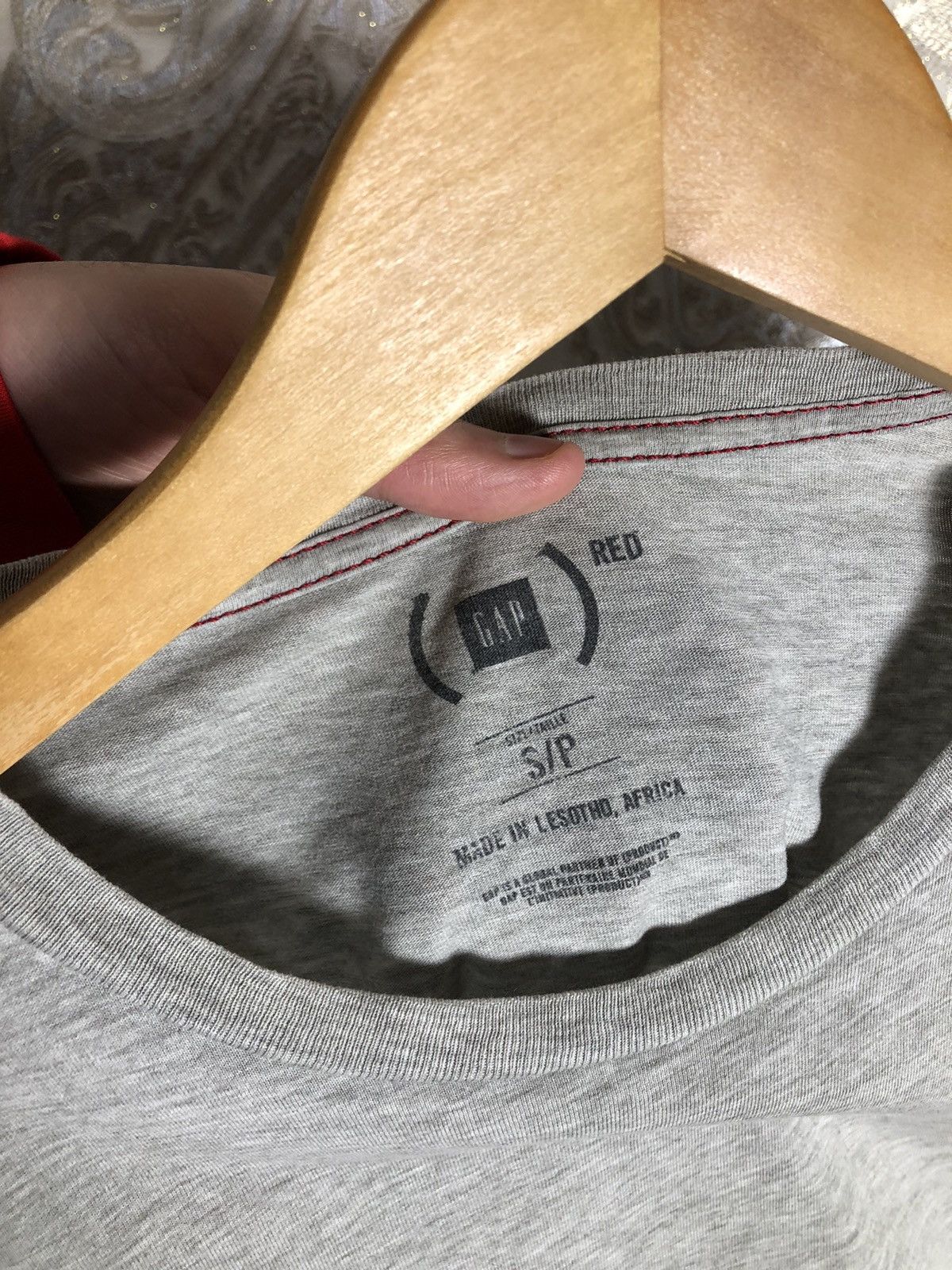 Gap GAP RED DESIGNER MALGOSIA BY MERT & MARCUS T-SHIRT FACE Y2K Size US M / EU 48-50 / 2 - 3 Thumbnail