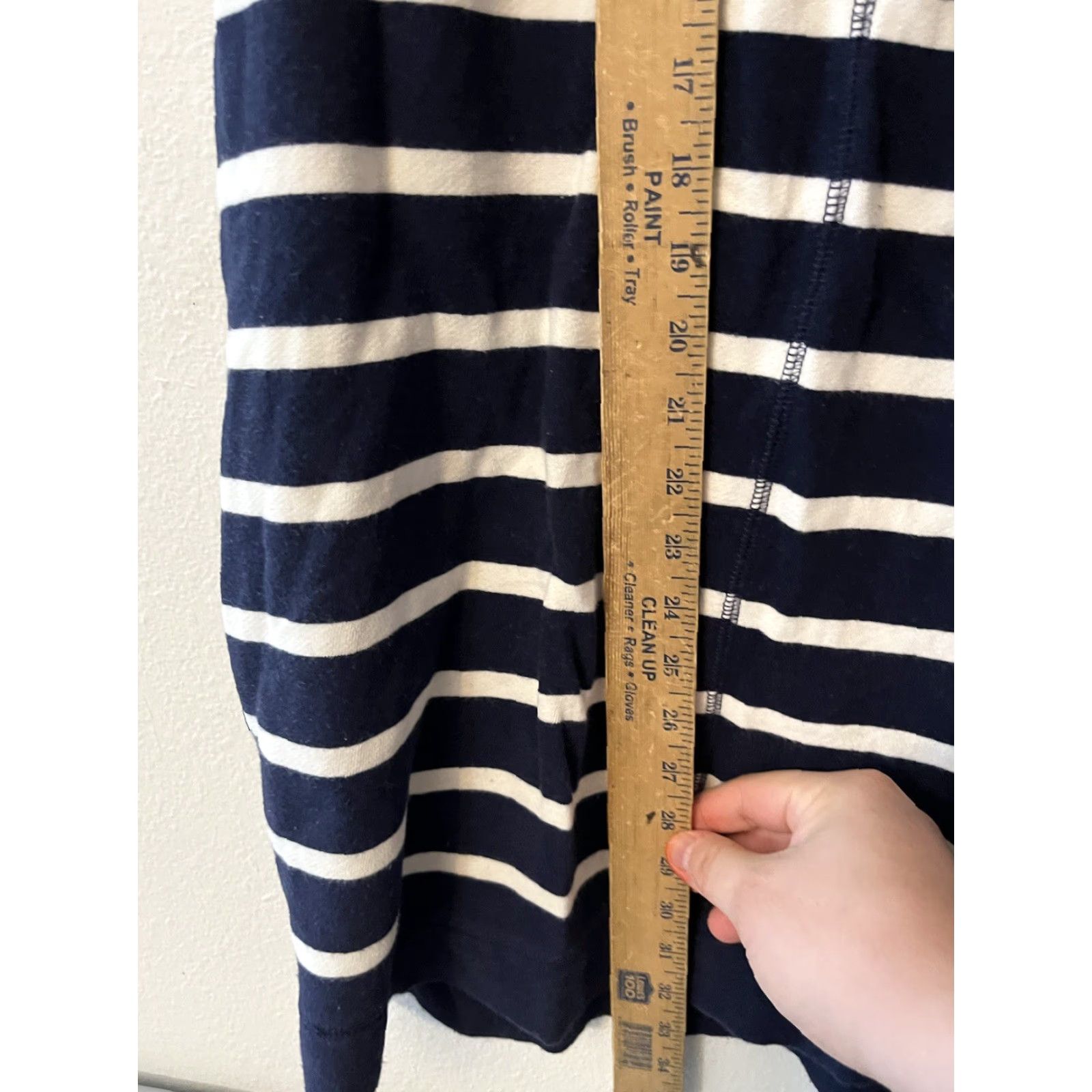 Gap Gap Shirt Dress Women S Cotton Blue Striped Short Sleeve T-Shirt Dress 100% Jersey Crew Neck Size S / US 4 / IT 40 - 5 Thumbnail
