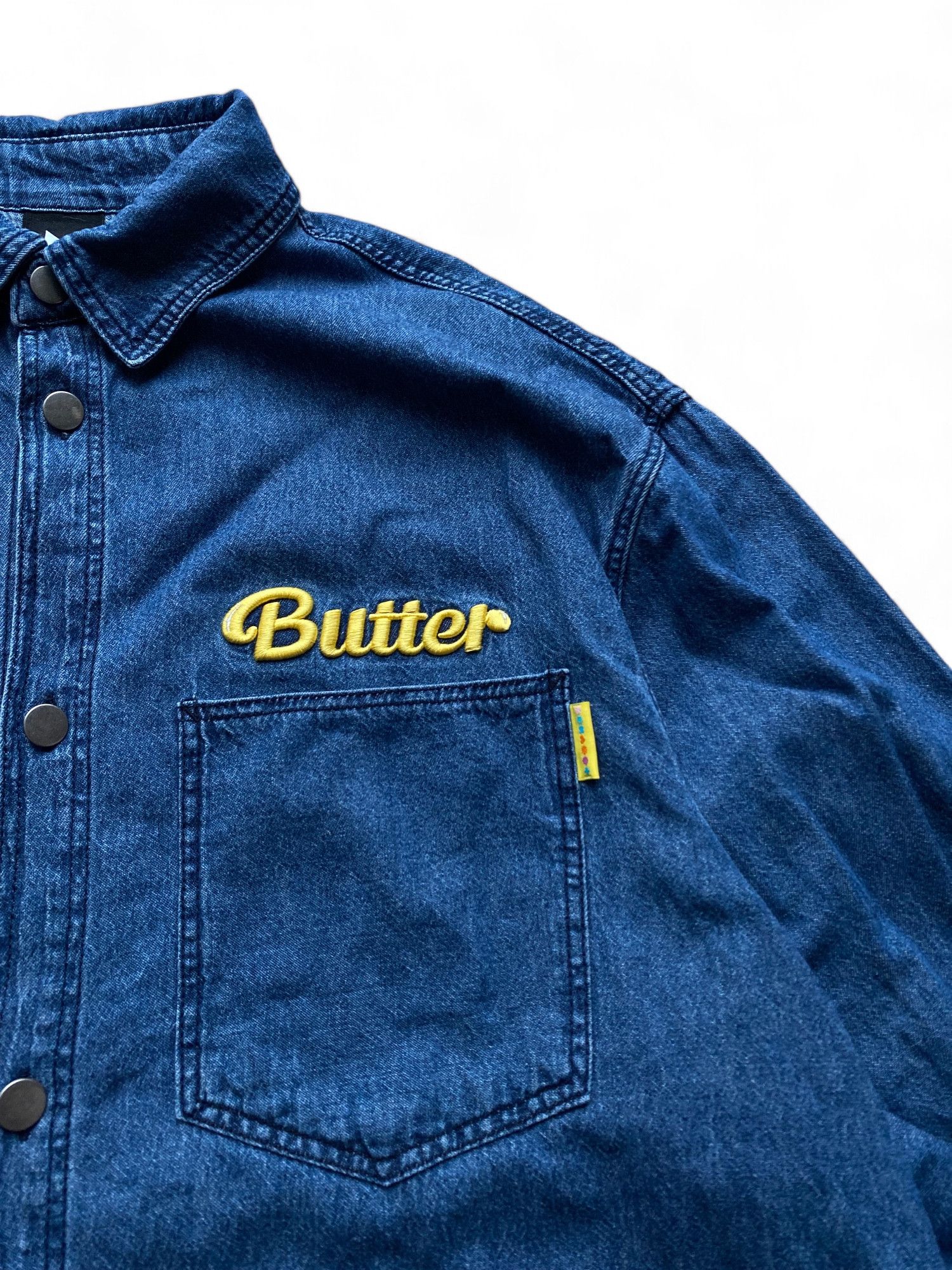 Band Tees BTS Butter Denim Shirt Size US M / EU 48-50 / 2 - 4 Thumbnail