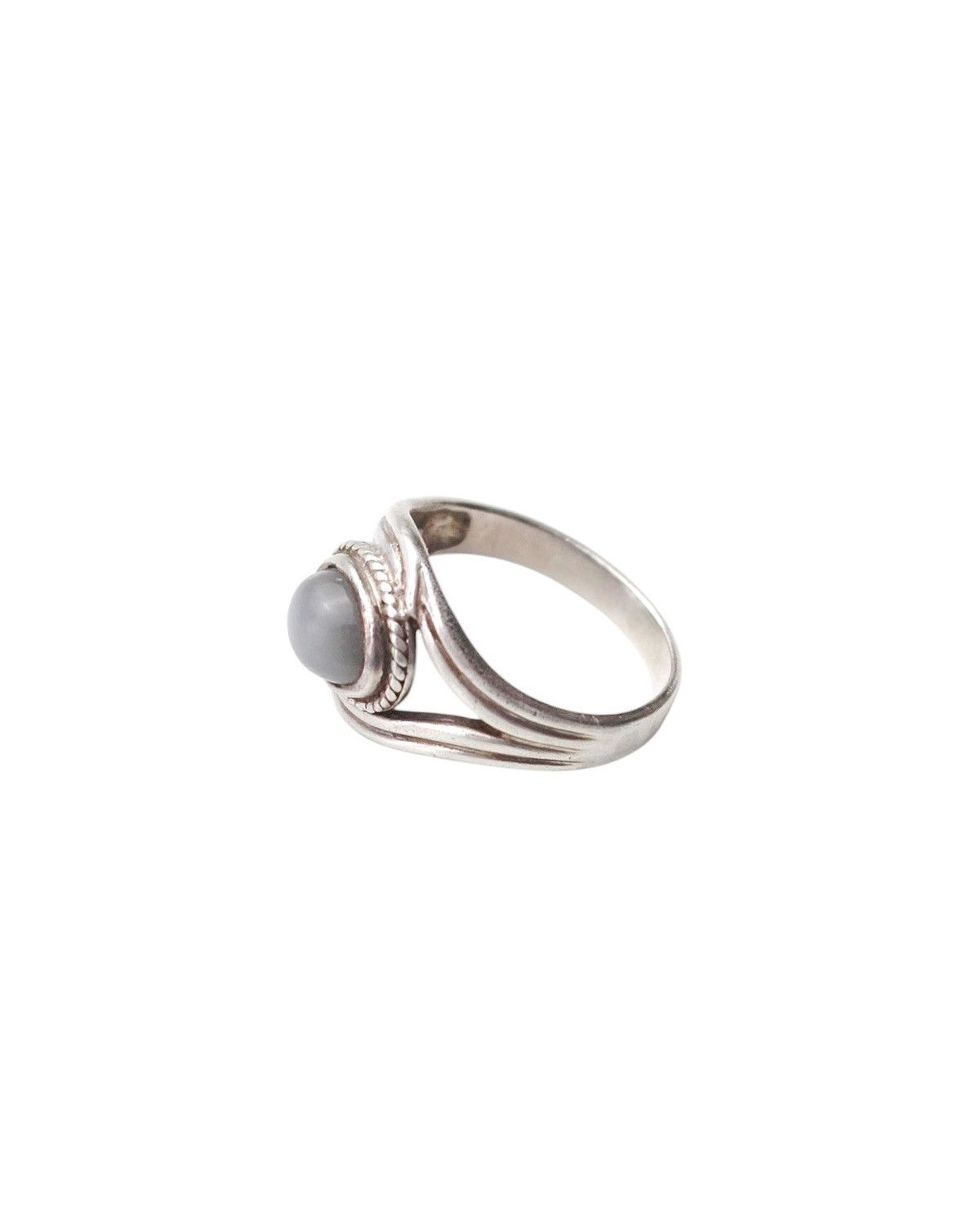 Japanese Brand × Vintage 2000S JAPANESE MADE SILVER 925 CAT’S EYE RING Size ONE SIZE - 2 Thumbnail