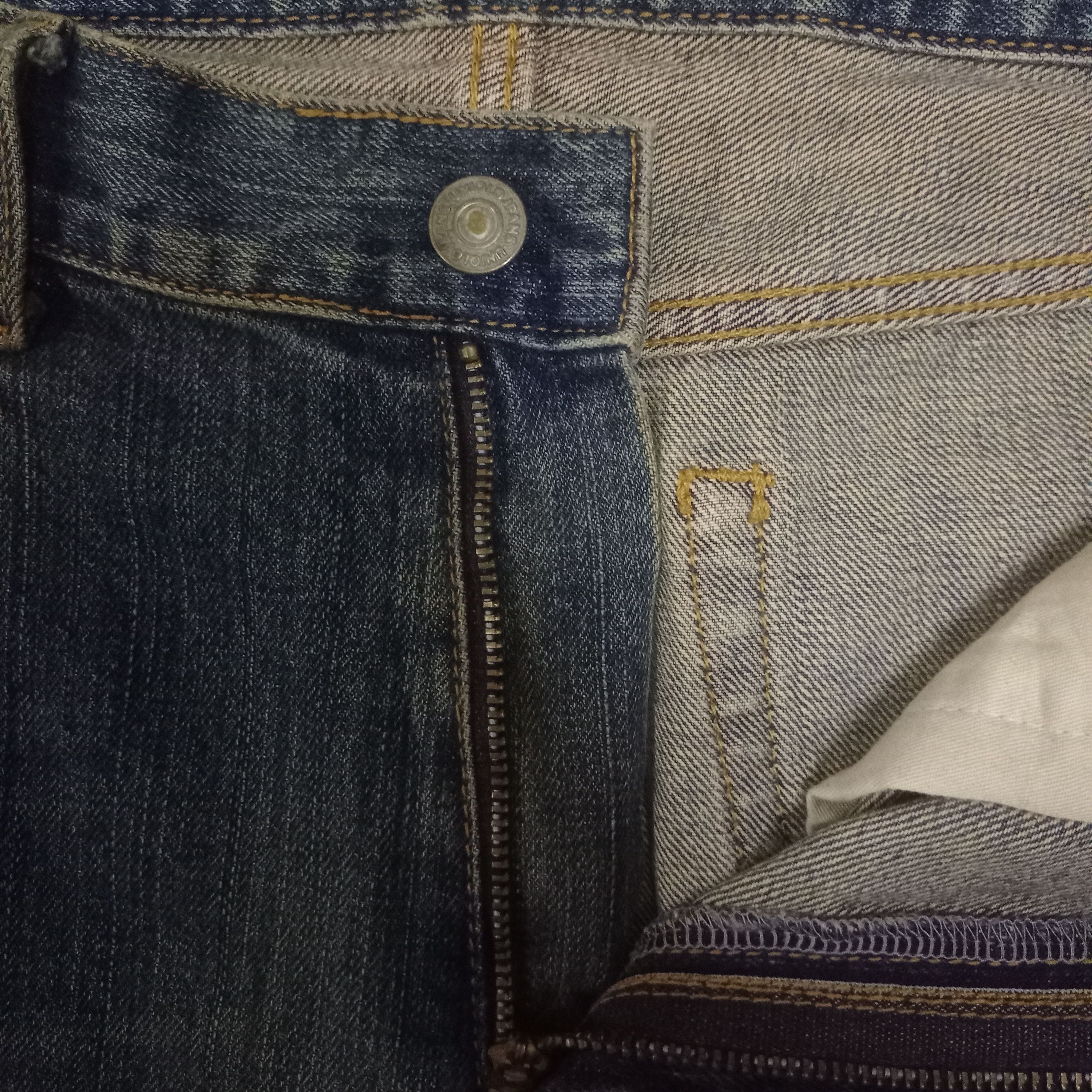 Uniqlo Vintage Japanese Uniqlo Mud Wash Distressed Baggy Jeans Size US 34 / EU 50 - 3 Thumbnail