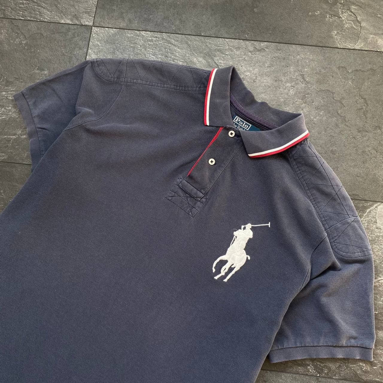 Polo Ralph Lauren × Vintage Vintage rare big pony polo Ralph Lauren polo tee shirt Size US XL / EU 56 / 4 - 2 Thumbnail