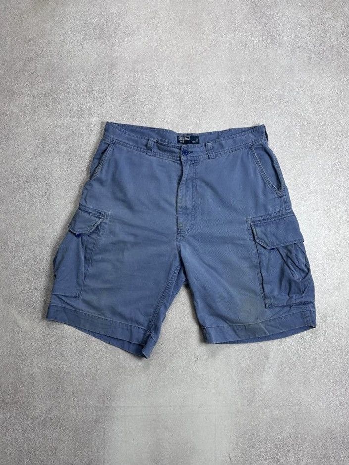 Polo Ralph Lauren × Vintage Vintage Polo Ralph Lauren Tactical Baggy Jorts Shorts Y2K 35 Size US 35 - 2 Thumbnail