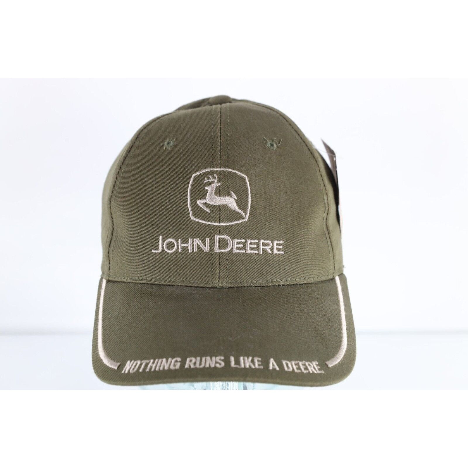 John Deere × Vintage Deadstock Vintage John Deere Tractors Spell Out Snapback Hat Size ONE SIZE - 1 Thumbnail