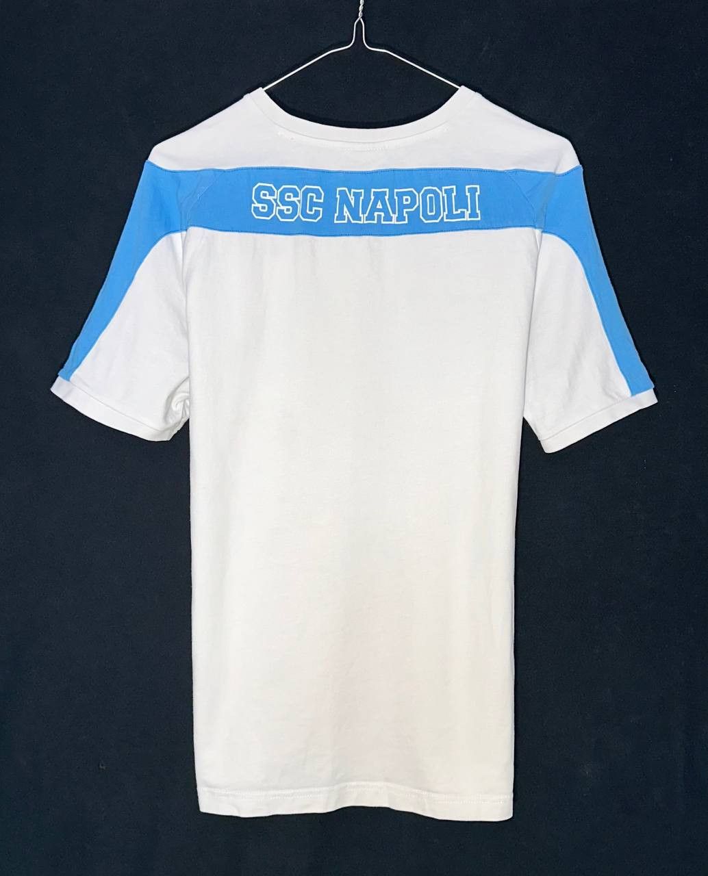 Macron Macron SSC NAPOLI Training football Shirt White cotton Size US M / EU 48-50 / 2 - 7 Thumbnail