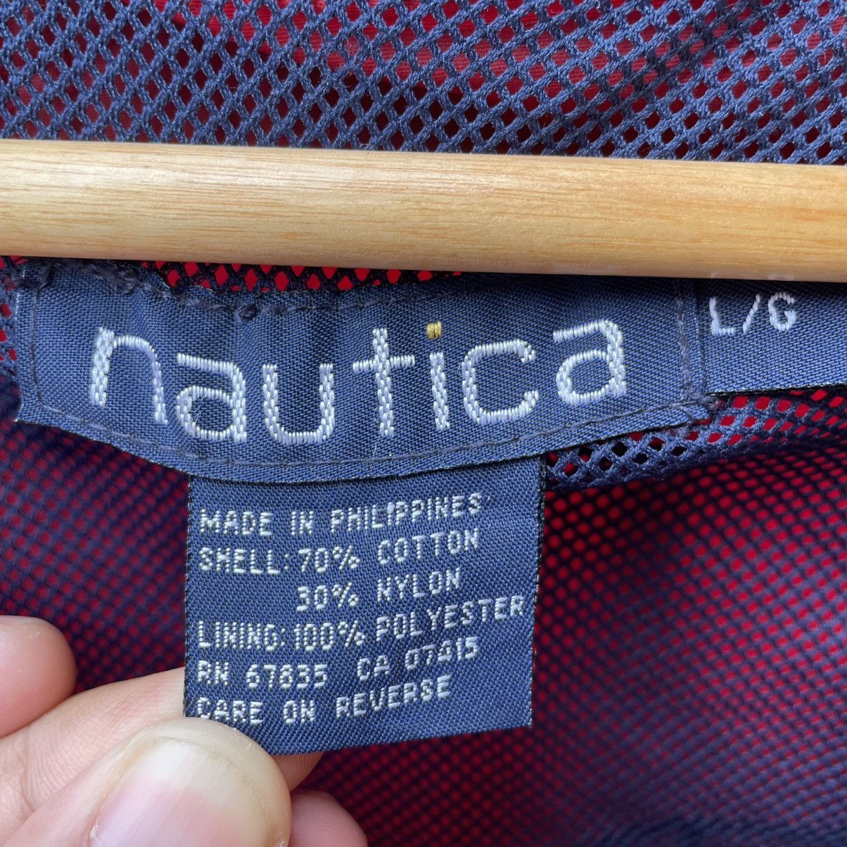 Nautica 🔥Vintage Nautica Full Zipper Windbreaker Light Jacket Size US L / EU 52-54 / 3 - 15 Thumbnail