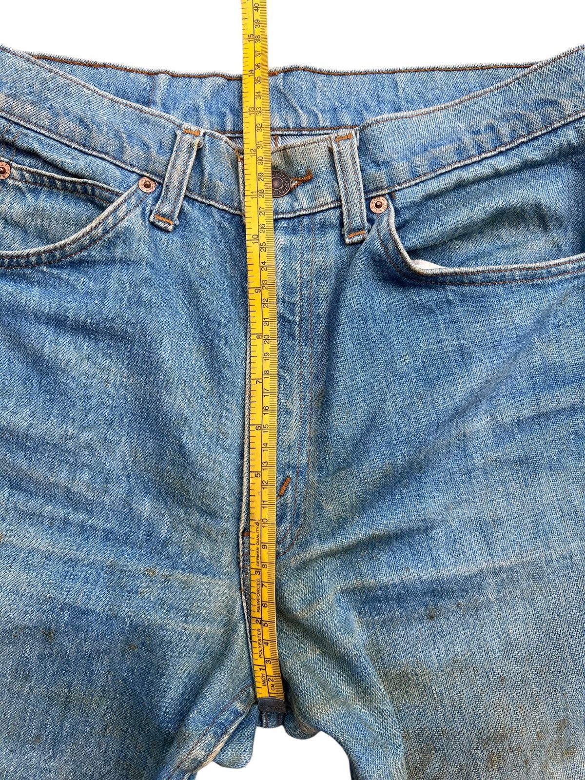 Levi's Vintage 90s Levis 515 Orange Tab Mudwash Denim Jeans 31x29 Size US 31 - 13 Thumbnail