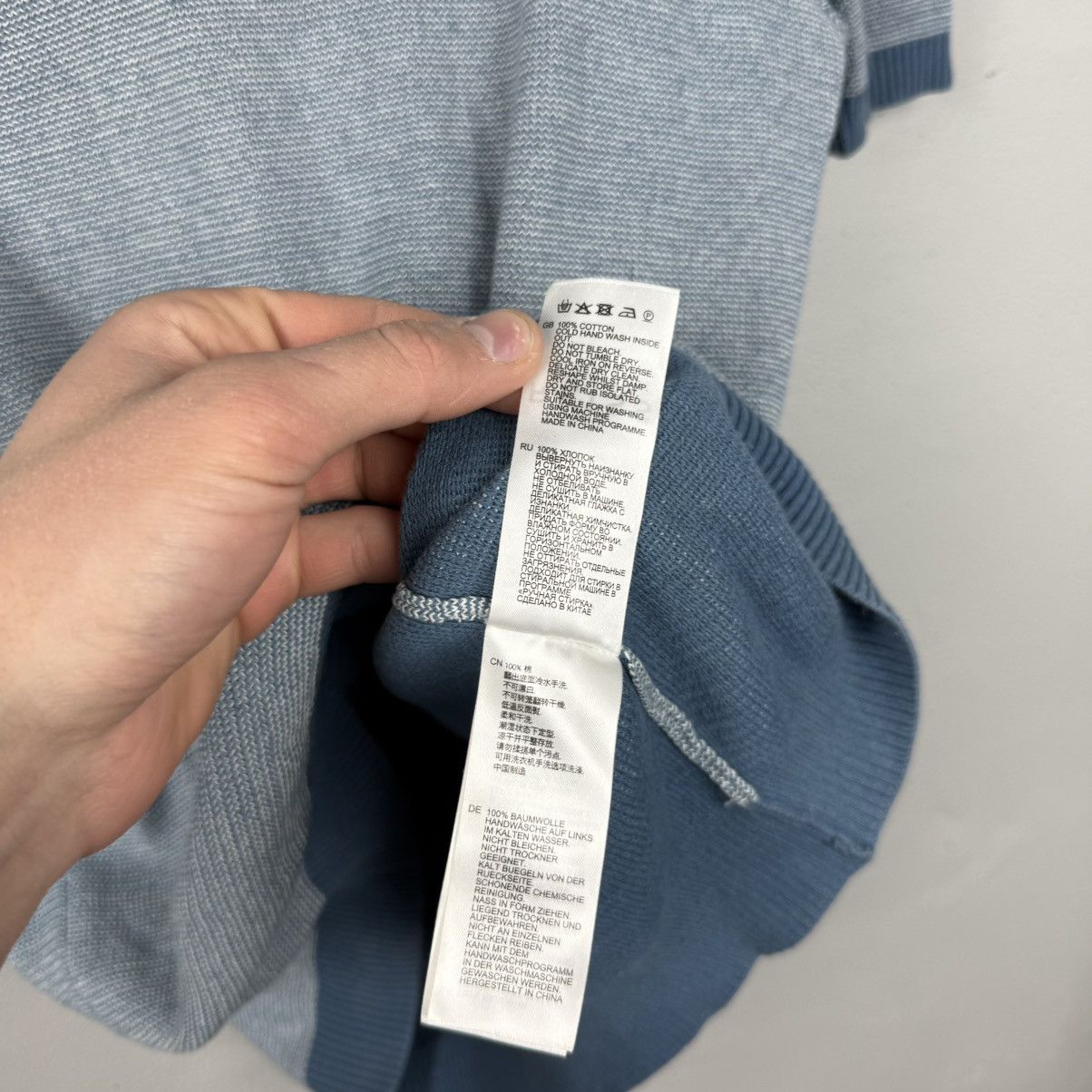 Reiss Vintage Reiss Polo Shirt Light Blue Size US M / EU 48-50 / 2 - 9 Thumbnail