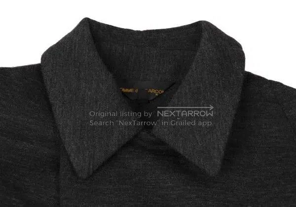 Comme des Garcons Comme des Garcons Dark gray vintage inclined placket desig Size M / US 6-8 / IT 42-44 - 5 Thumbnail