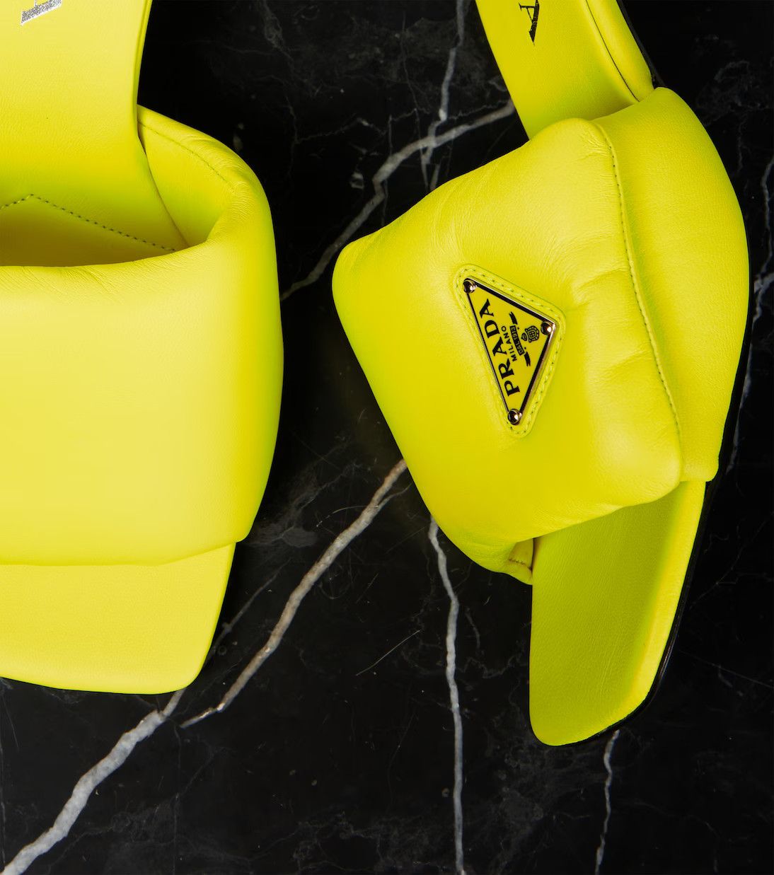 Prada o1la1rc1a0724 Heeled Pump in Yellow Size US 5.5 / IT 35.5 - 4 Thumbnail