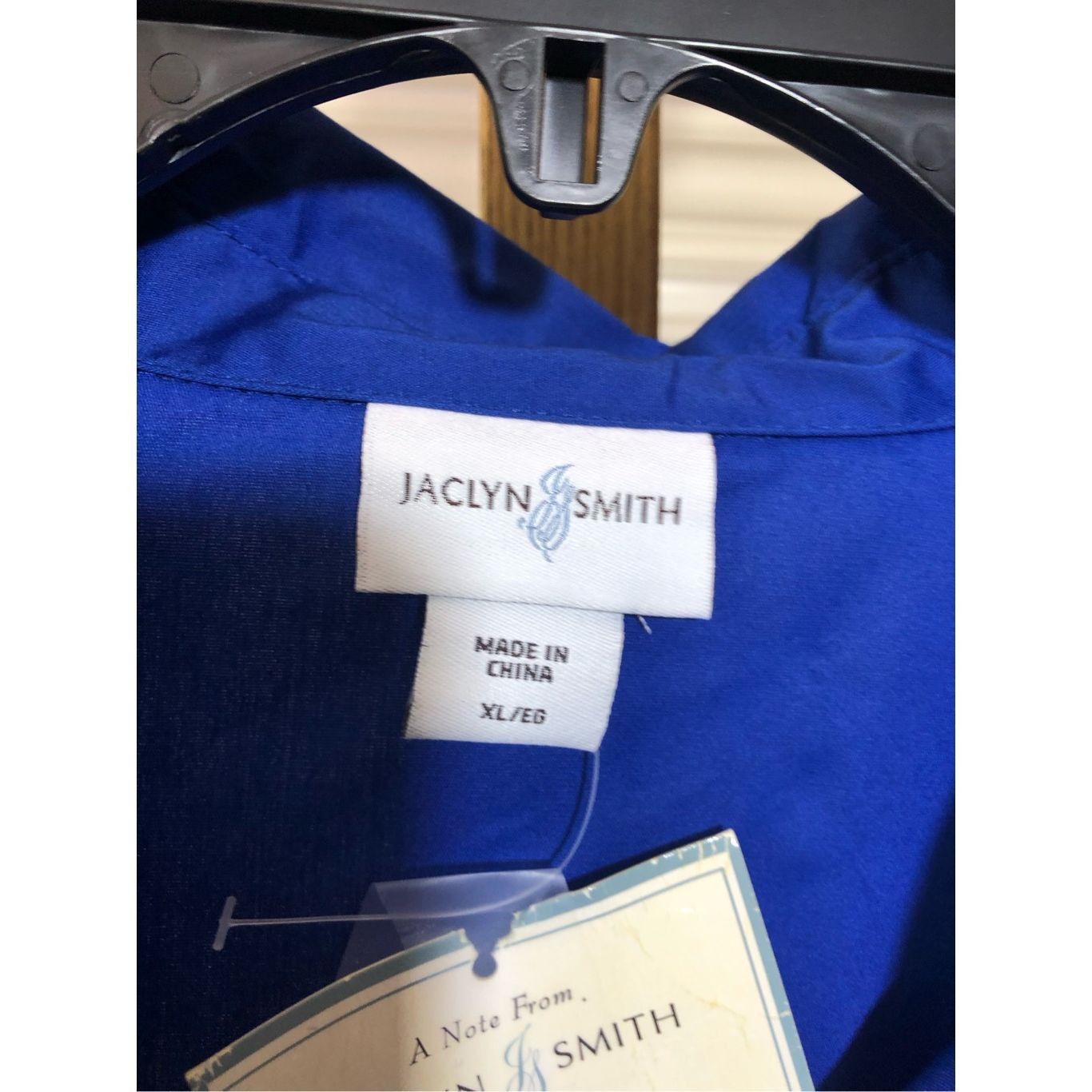 Other Jaclyn Smith Women’s Elegant Blue with Black Rhinestone Coll Size XL / US 12-14 / IT 48-50 - 5 Thumbnail
