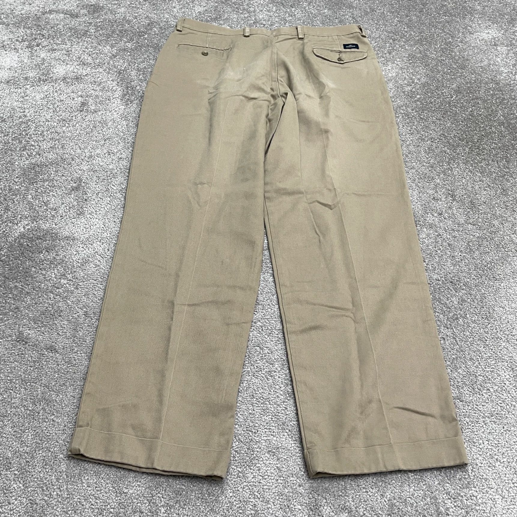 Dockers DOCKERS Pants Khakis Relaxed Fit Straight Leg Mens 36x31 Brown Casual Vintage: No Size US 36 / EU 52 - 2 Thumbnail