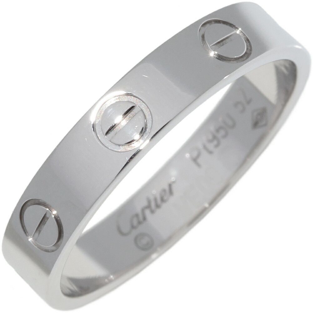 Cartier Cartier Cartier Love Ring Pt950 Ring Size 52 Metal Ring B40853 DUTY FREE for USA Size ONE SIZE - 1 Thumbnail