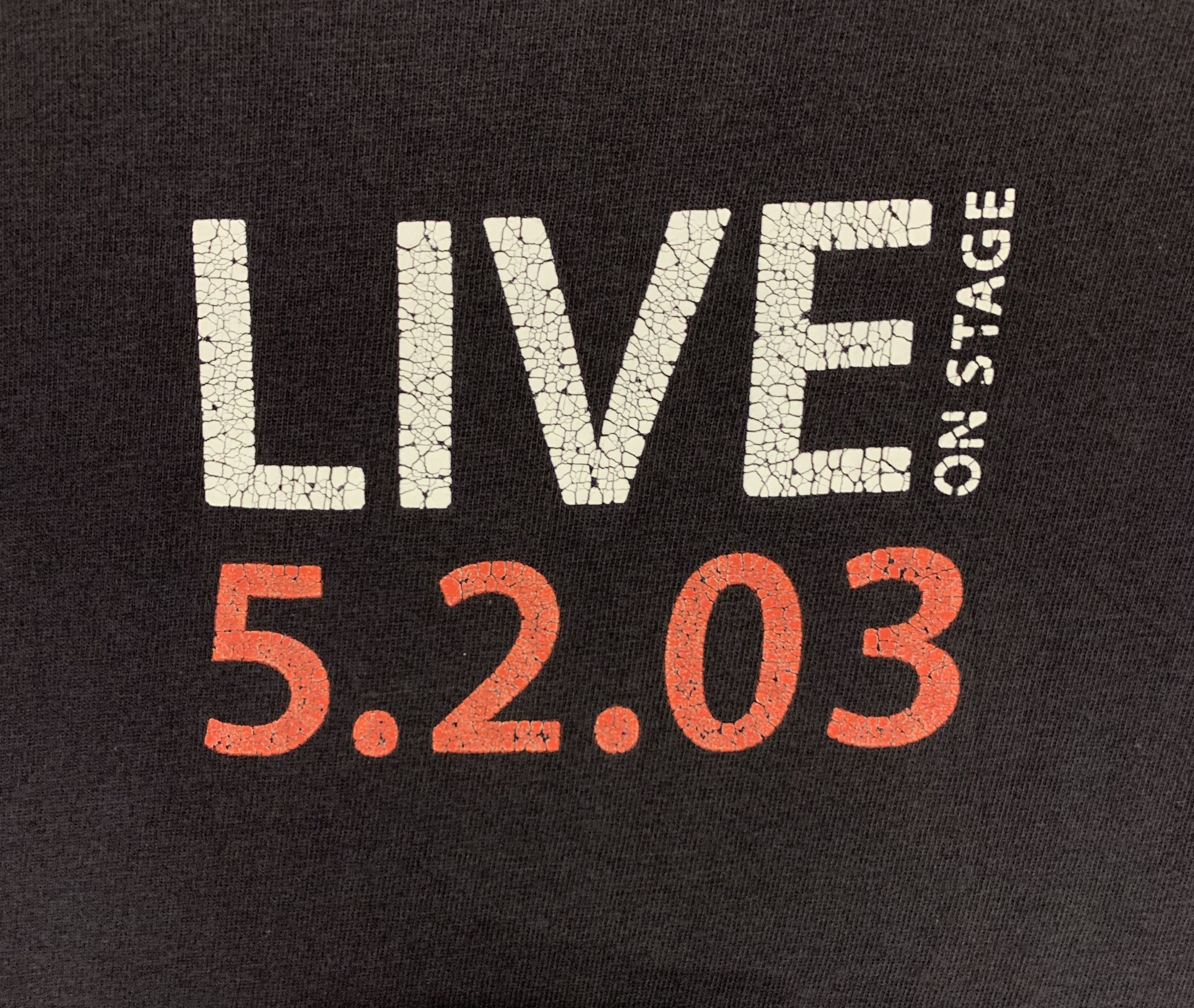 Vintage Apple ipod live on stage tshirt