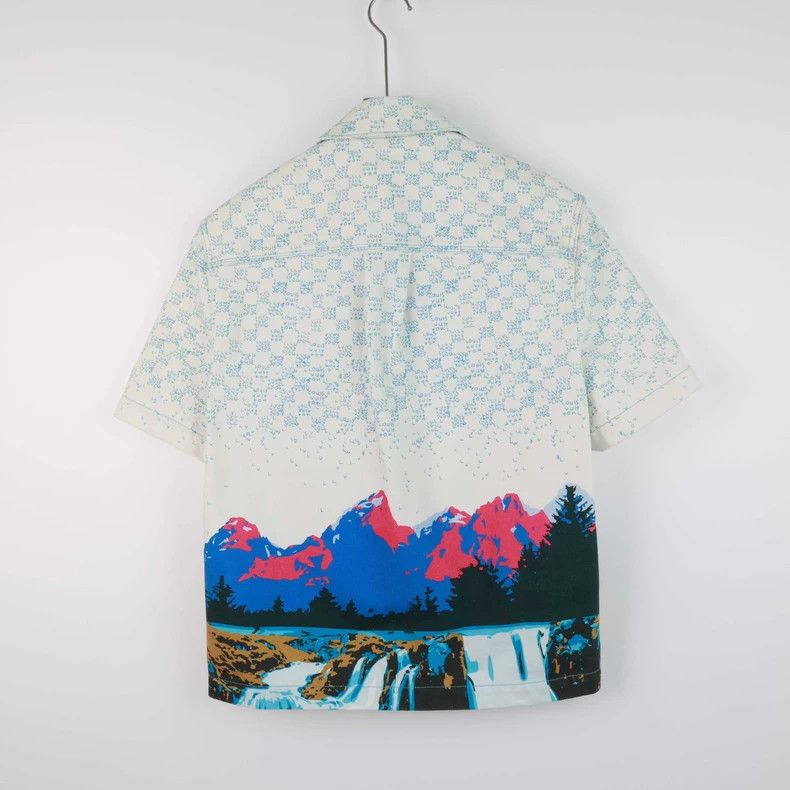 Louis Vuitton Louis Vuitton Thousand Paper Crane Snow Mountain Scenery S Size US M / EU 48-50 / 2 - 3 Thumbnail